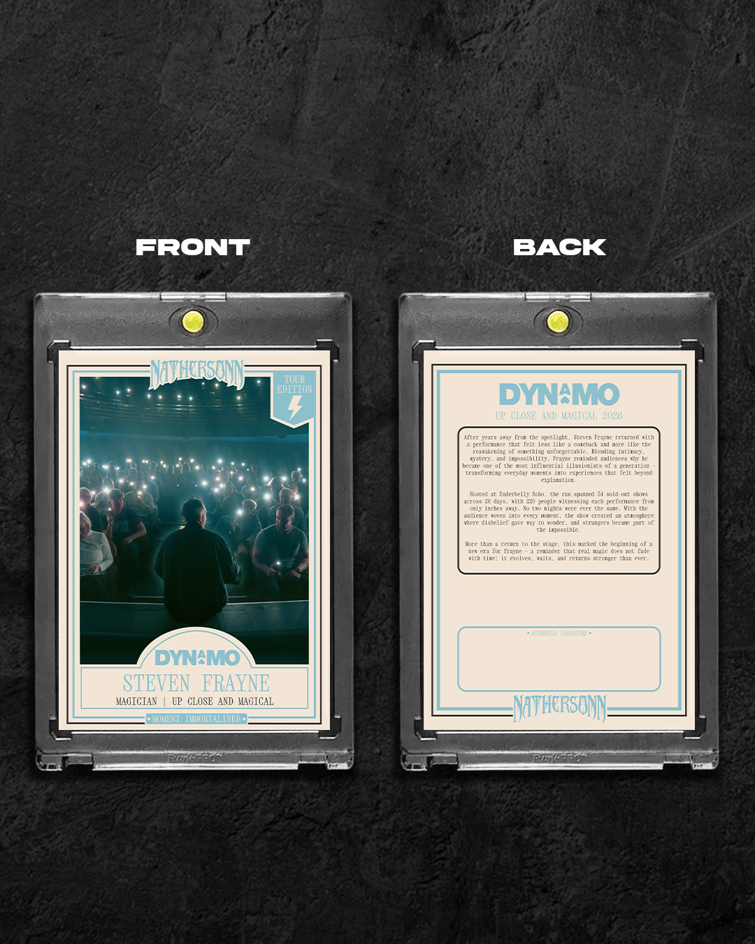 Steven Frayne “Upclose and Magical” Limited Edition Collectors Card