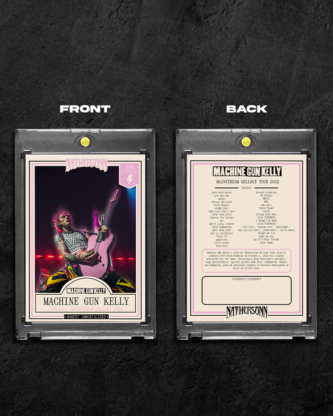 MGK “Mainstream Sellout” Limited Edition Collectors Card