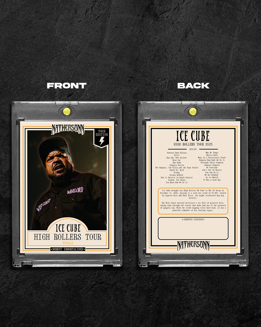 Ice Cube “High Rollers” Limited Edition Collectors Card