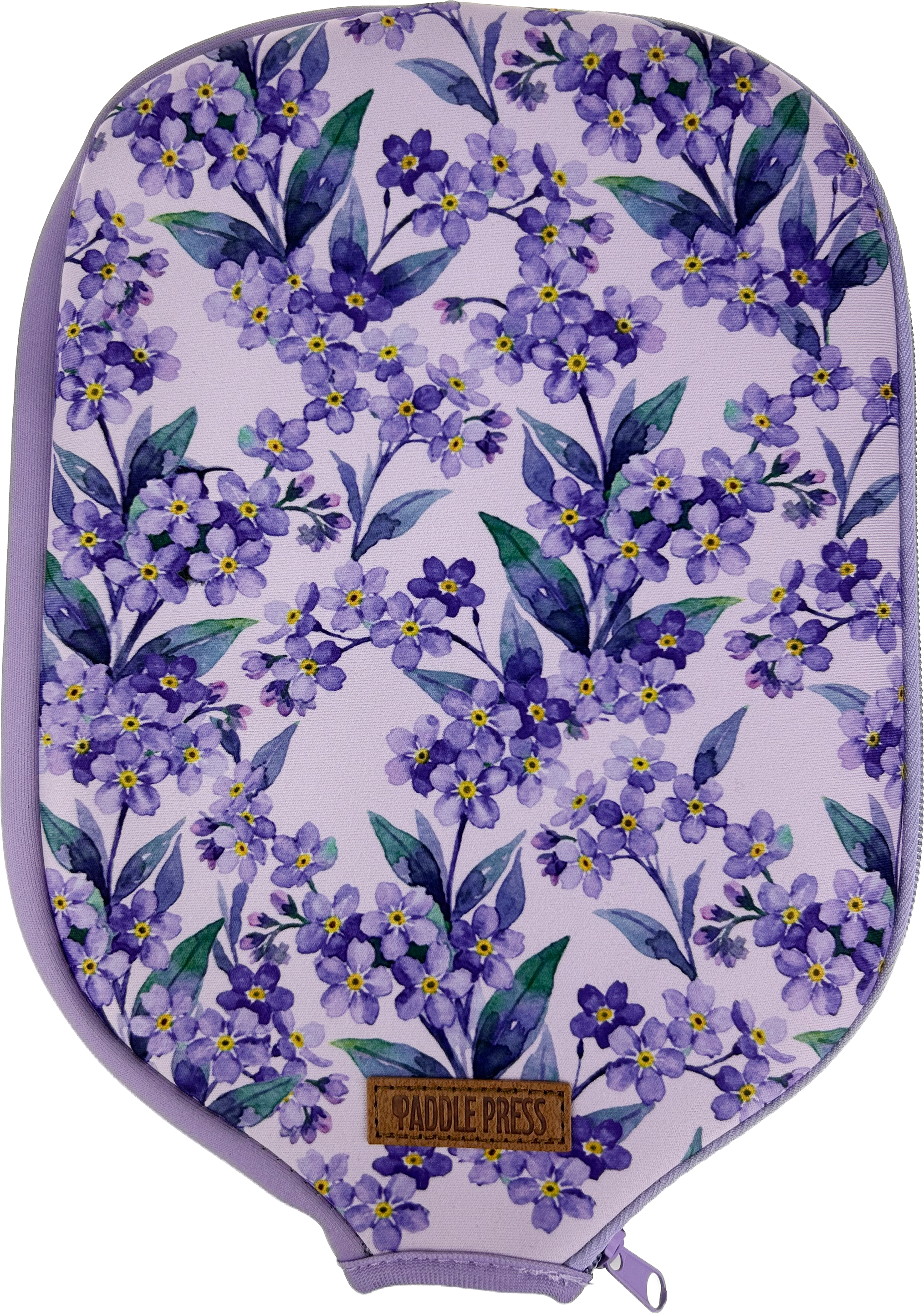 Purple flowers | Purple background | Purple zipper