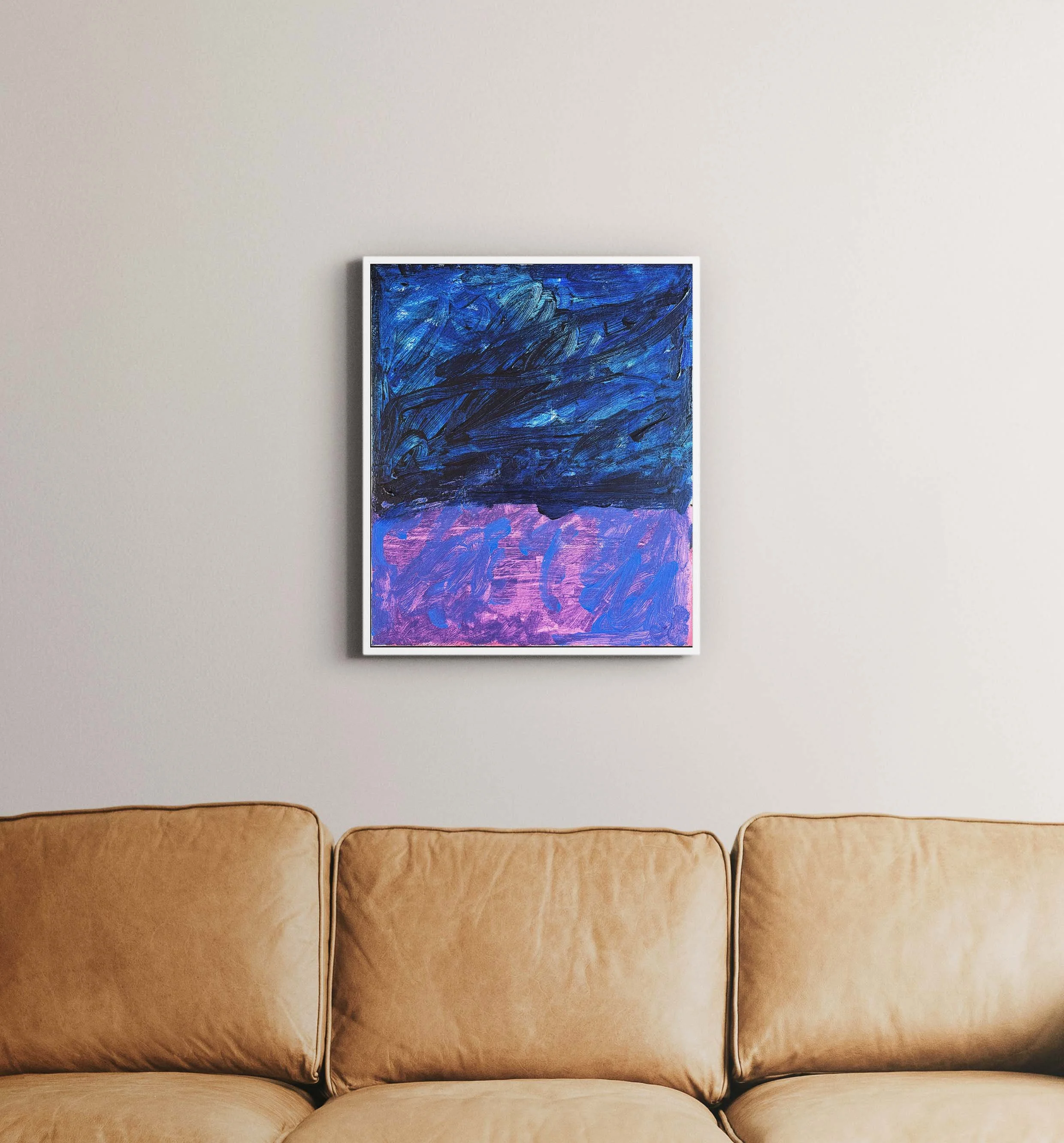 A little Further into the water 20x24 framed 3.jpg