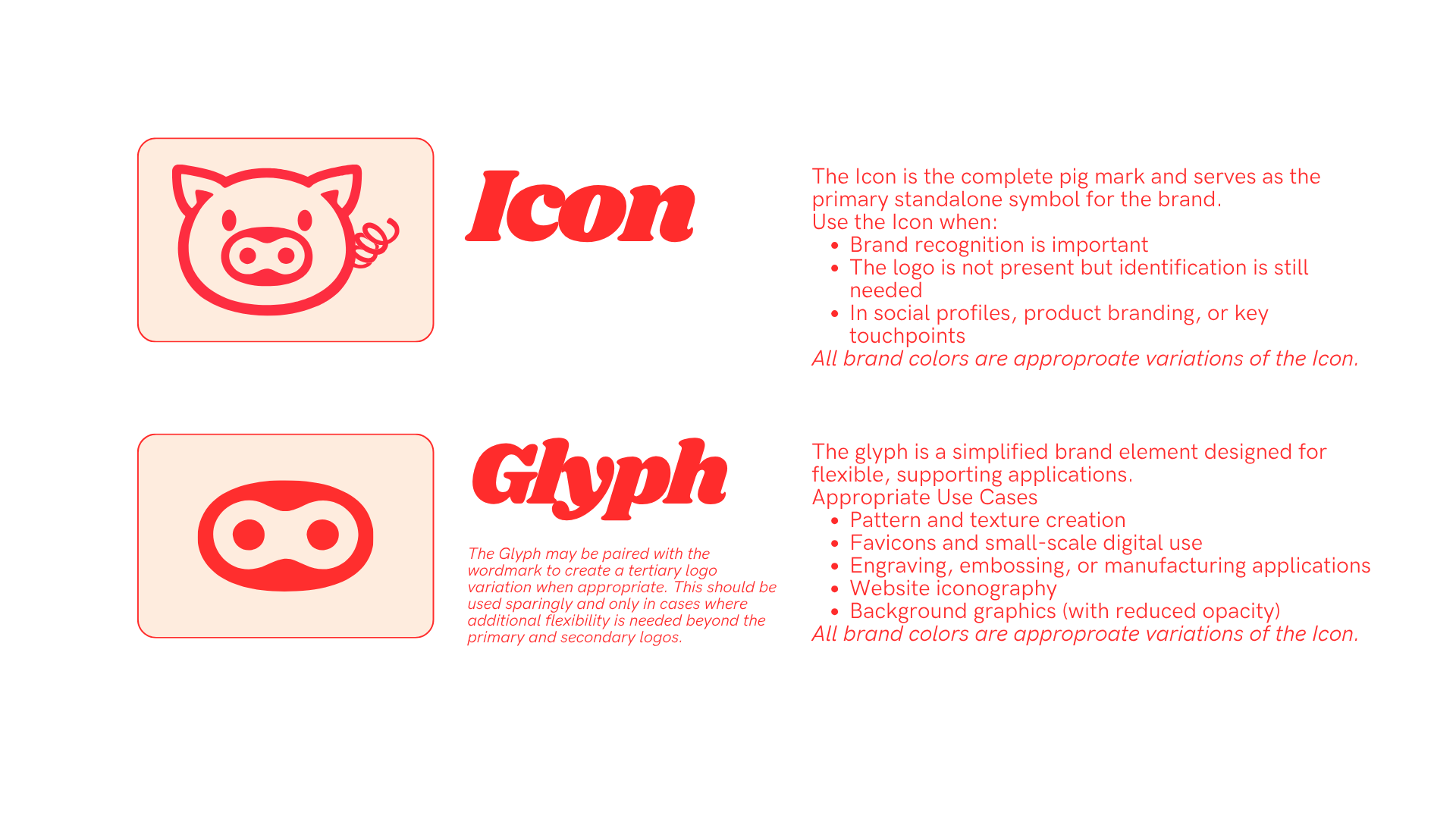 Icon and Glyph Piggyback Components