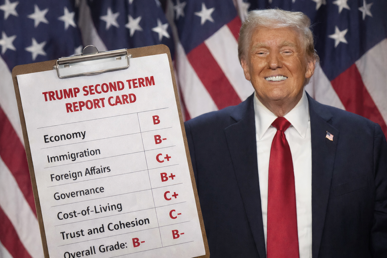 A First-Year Presidential Report Card, Done the Hard Way: An objective evaluation of Donald Trump’s second term, Year One