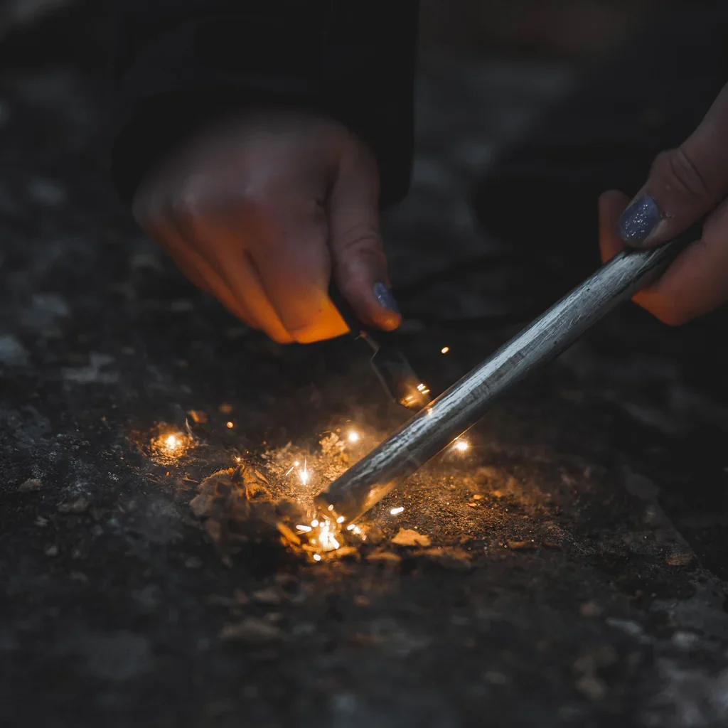 Forest Fundamentals Beast Fire Starter large ferro rod for outdoor firecraft