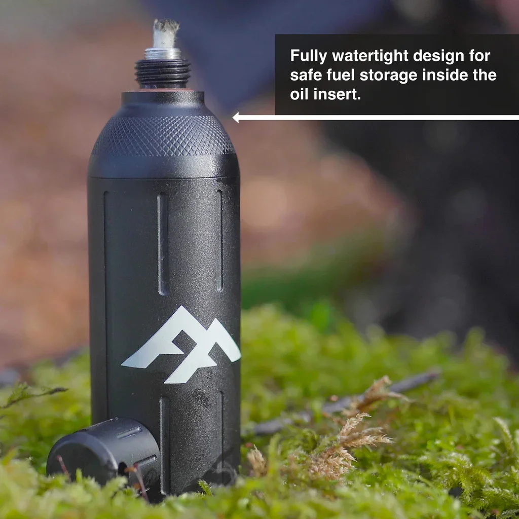 forest fundamentals oil insert for uco original lantern used for bushcraft lighting in uk woodland