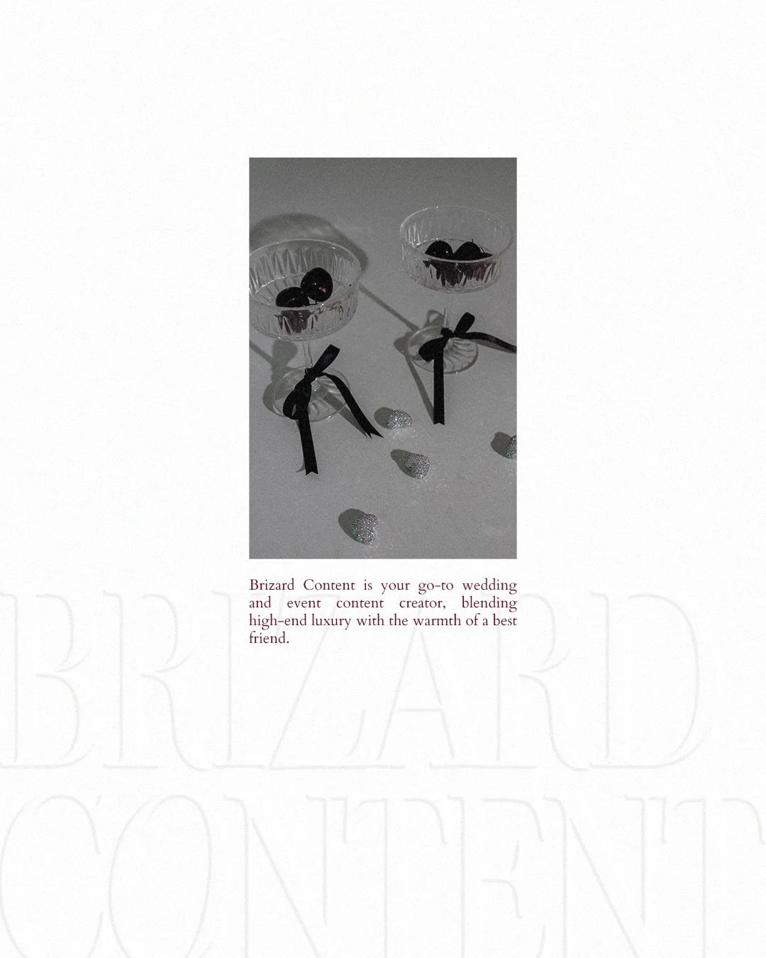 Brizard Content just got a little glow-up ✨
Endless thanks to the incredibly talented @onassiswebmedia for bringing the Brizard Content branding and website to life 🩷

For corporate retreats, galas, brand activations and more &mdash; check out @briz