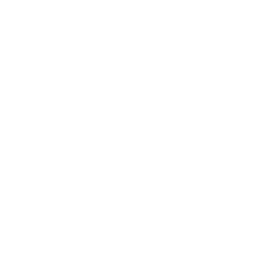 White cross symbol on a black background.
