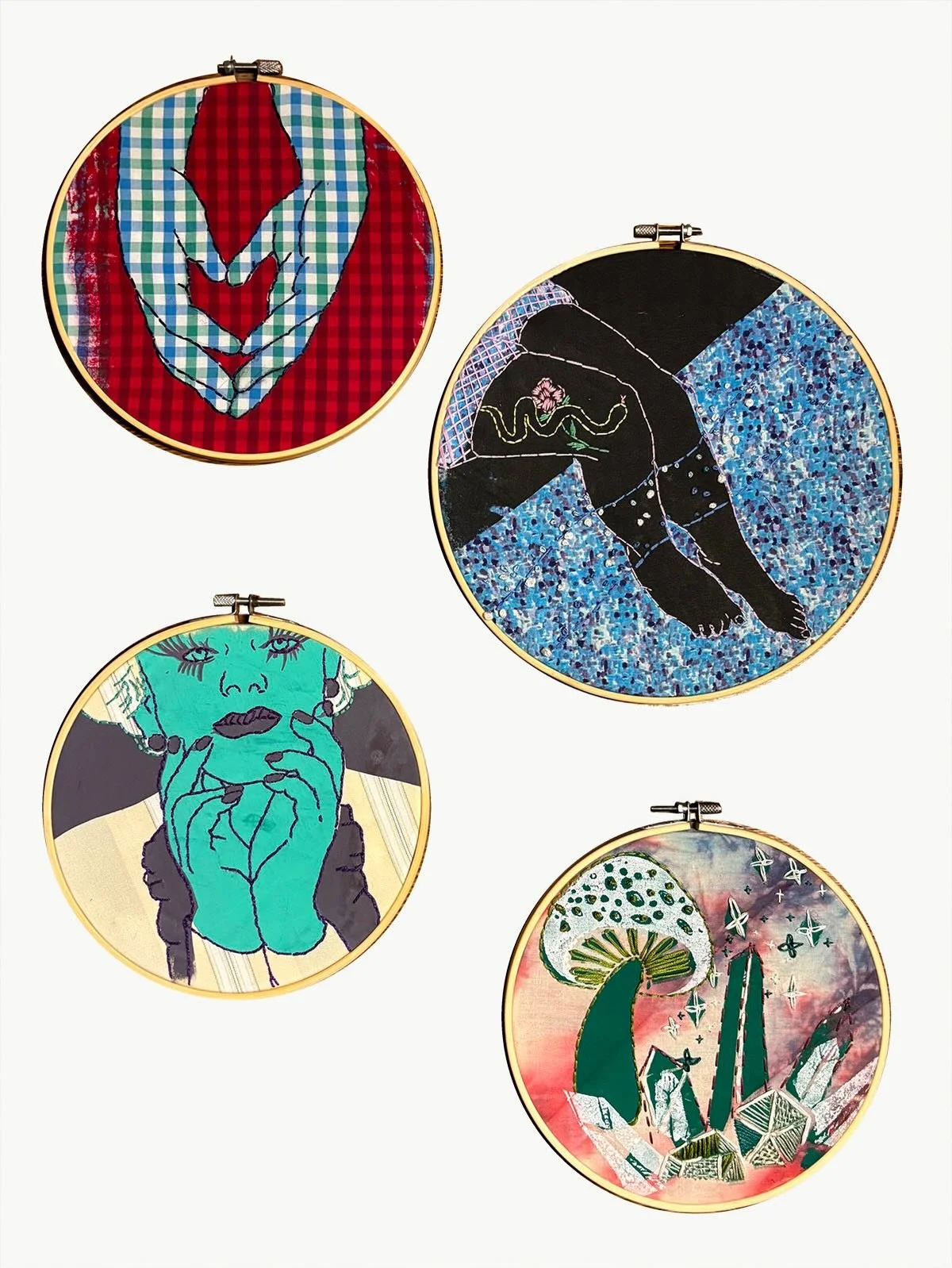 holiday sale spotlight ❄️ @elisem.art.in 

Elise Marie Martin is a visual&nbsp;artist and educator. She enjoys working&nbsp;with soft materials and slow hand-craft processes, both which inherently show signs of comfort and care. Often her&nbsp;art of