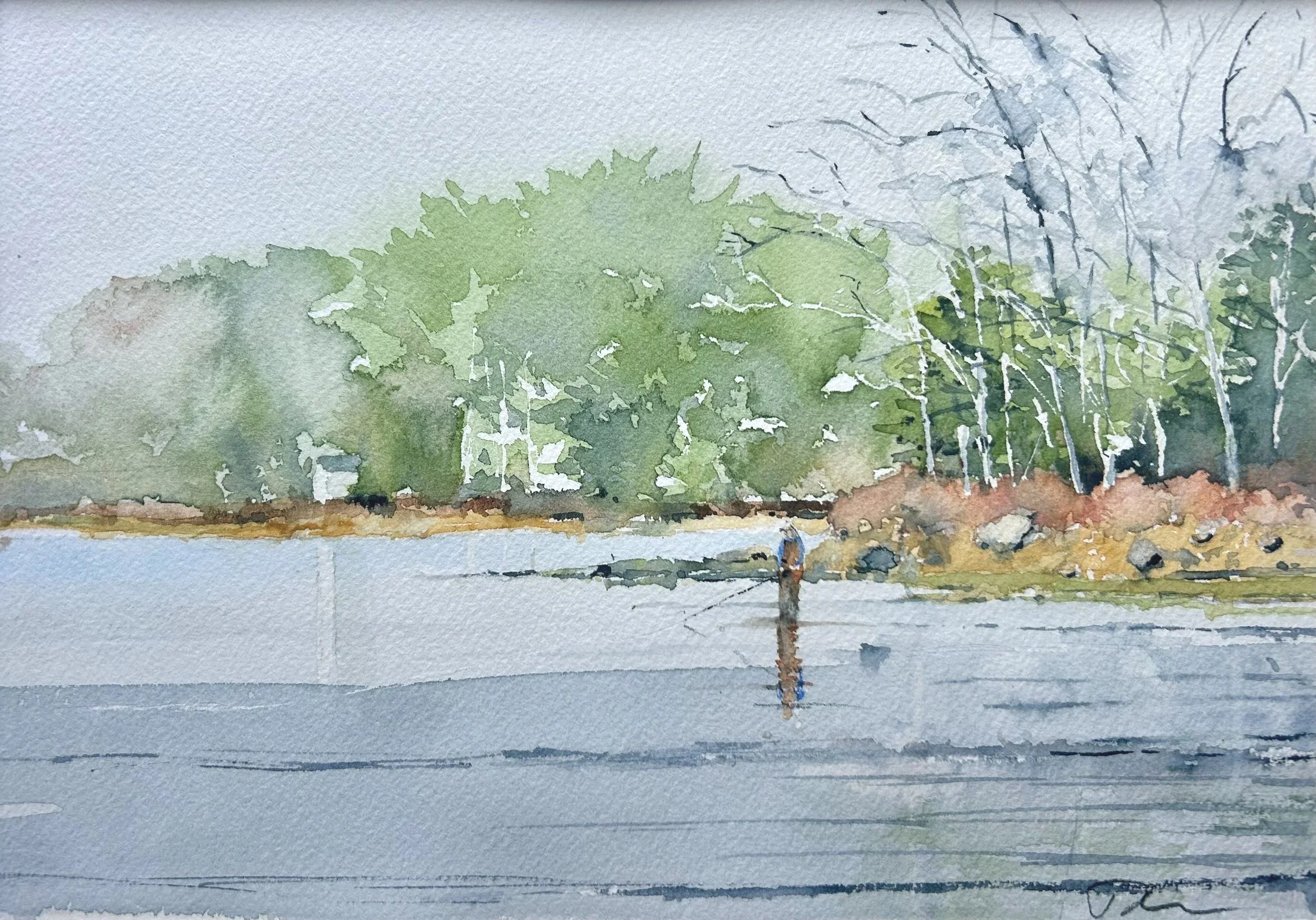 Spring Striper Fishing, Agawam River, MA