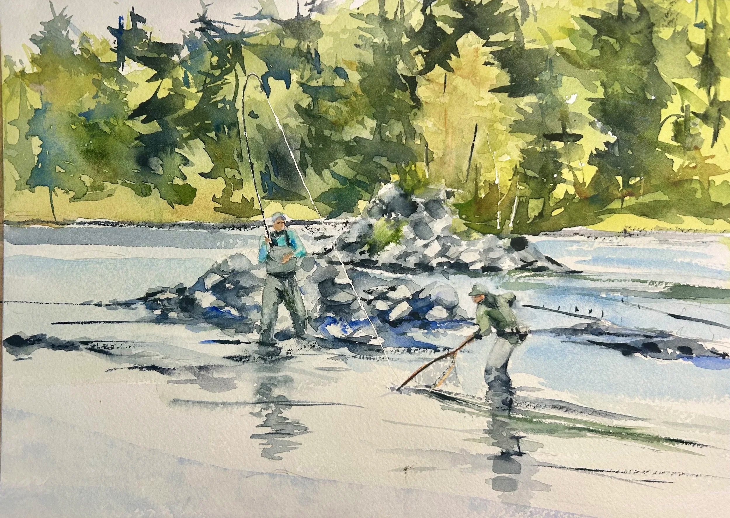 Brook Trout, Lower Dam, Rapid River, ME