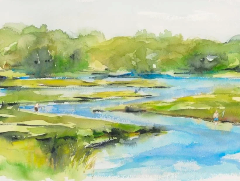 Crabbing, Eel Pond, Mattapoisett, MA