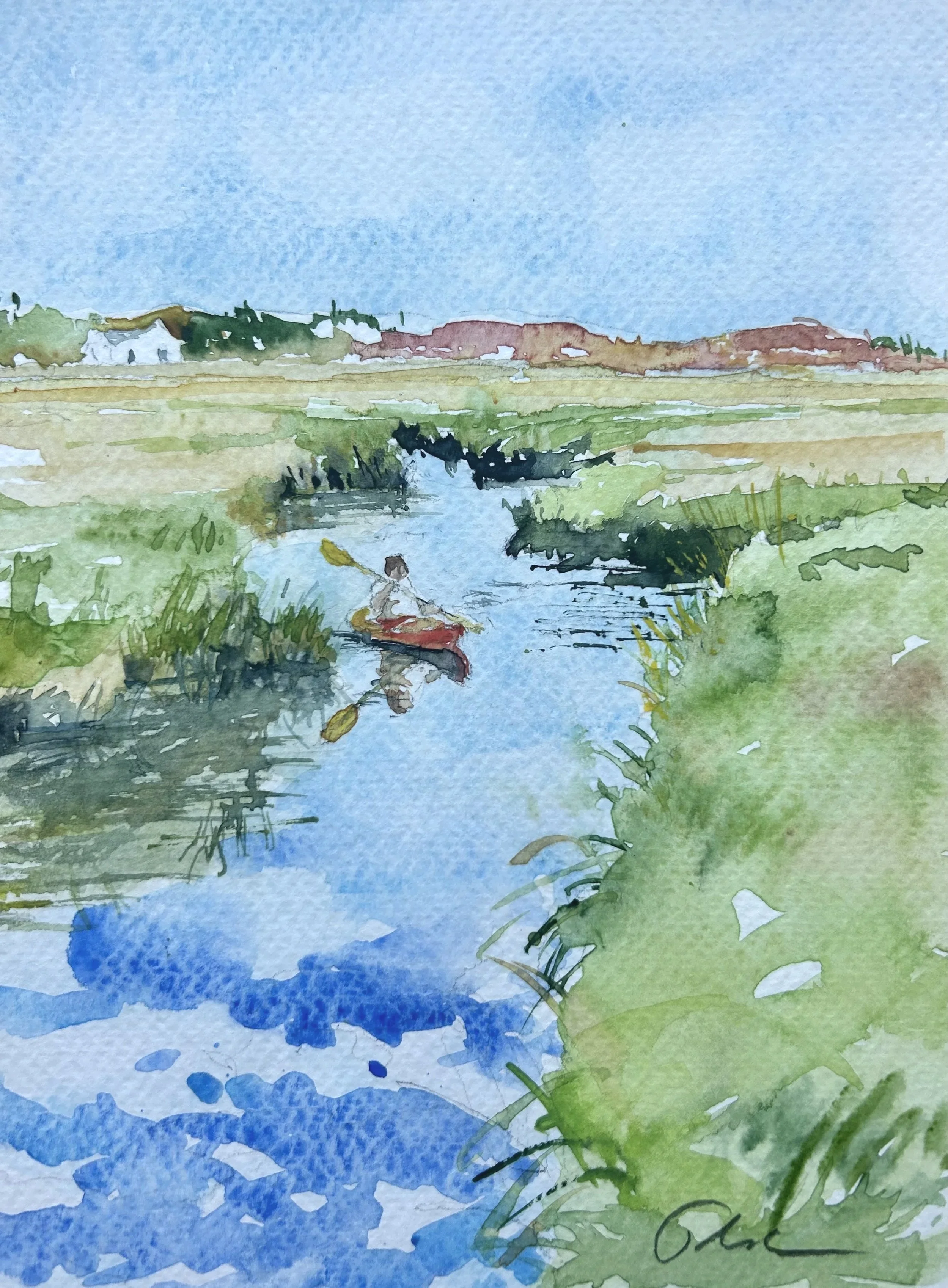Kayaking the Marsh, Wells, ME