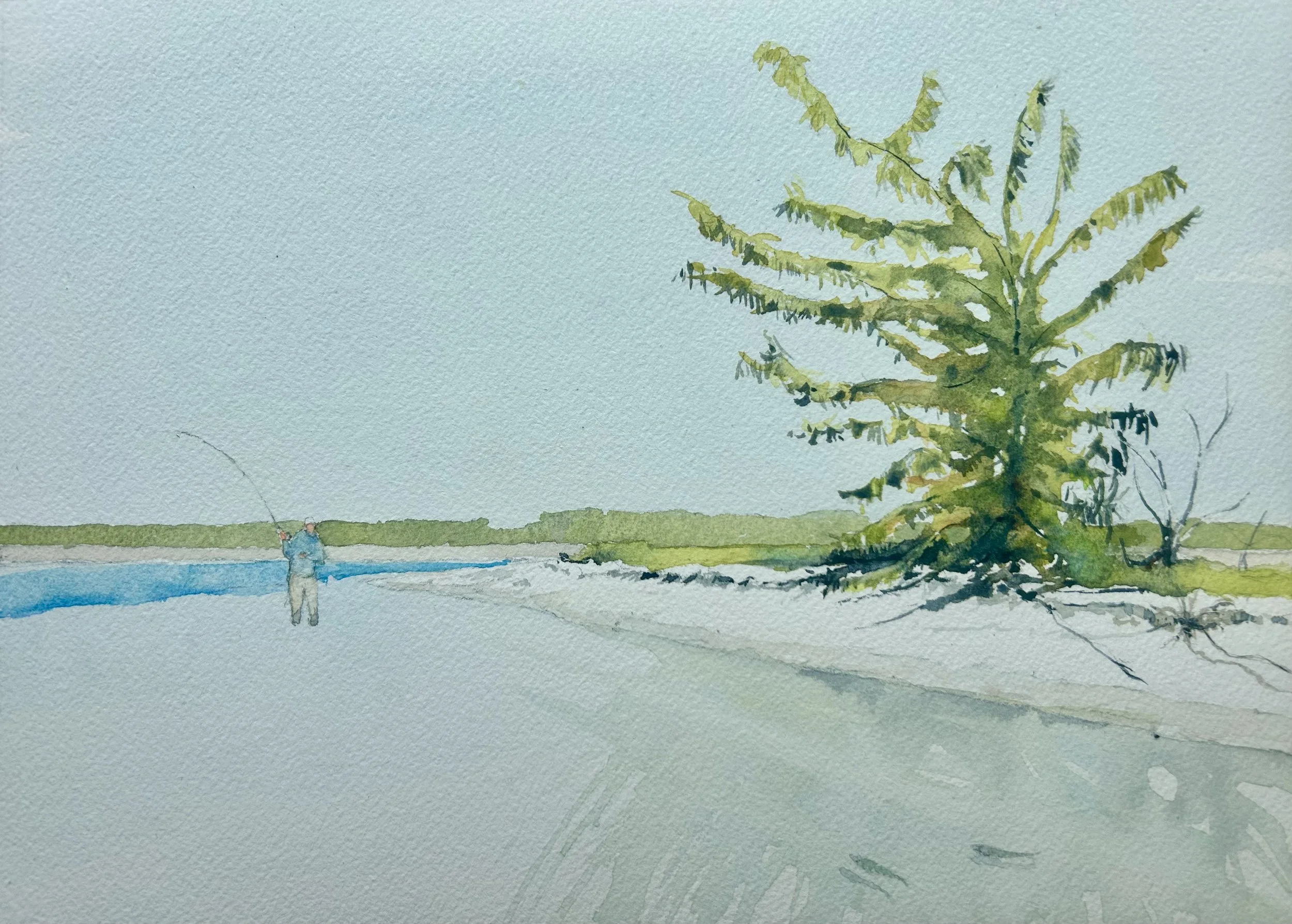 Creekmouth Casting, Bonefish, Bahamas