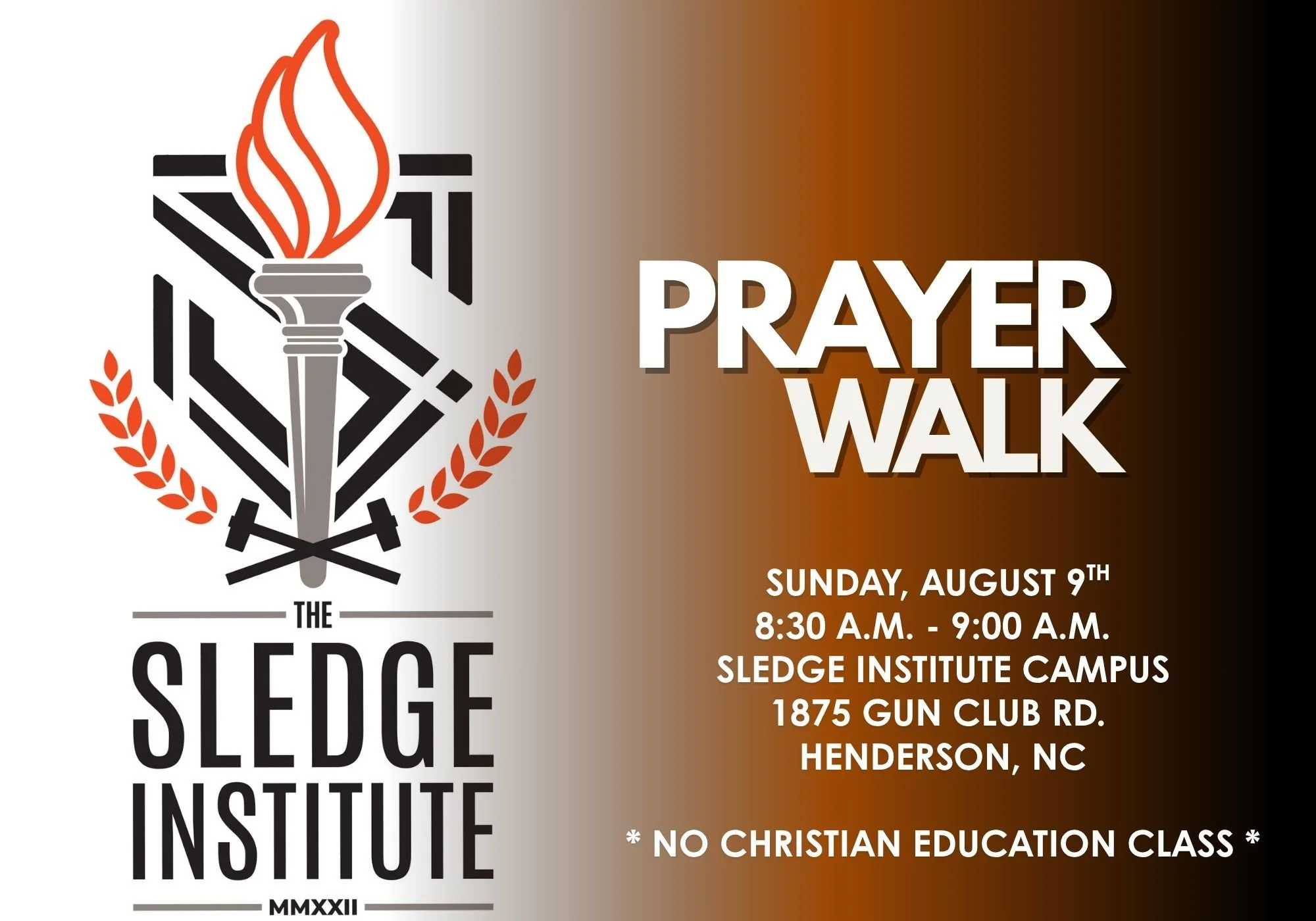 The Sledge Institute  Prayer Walk