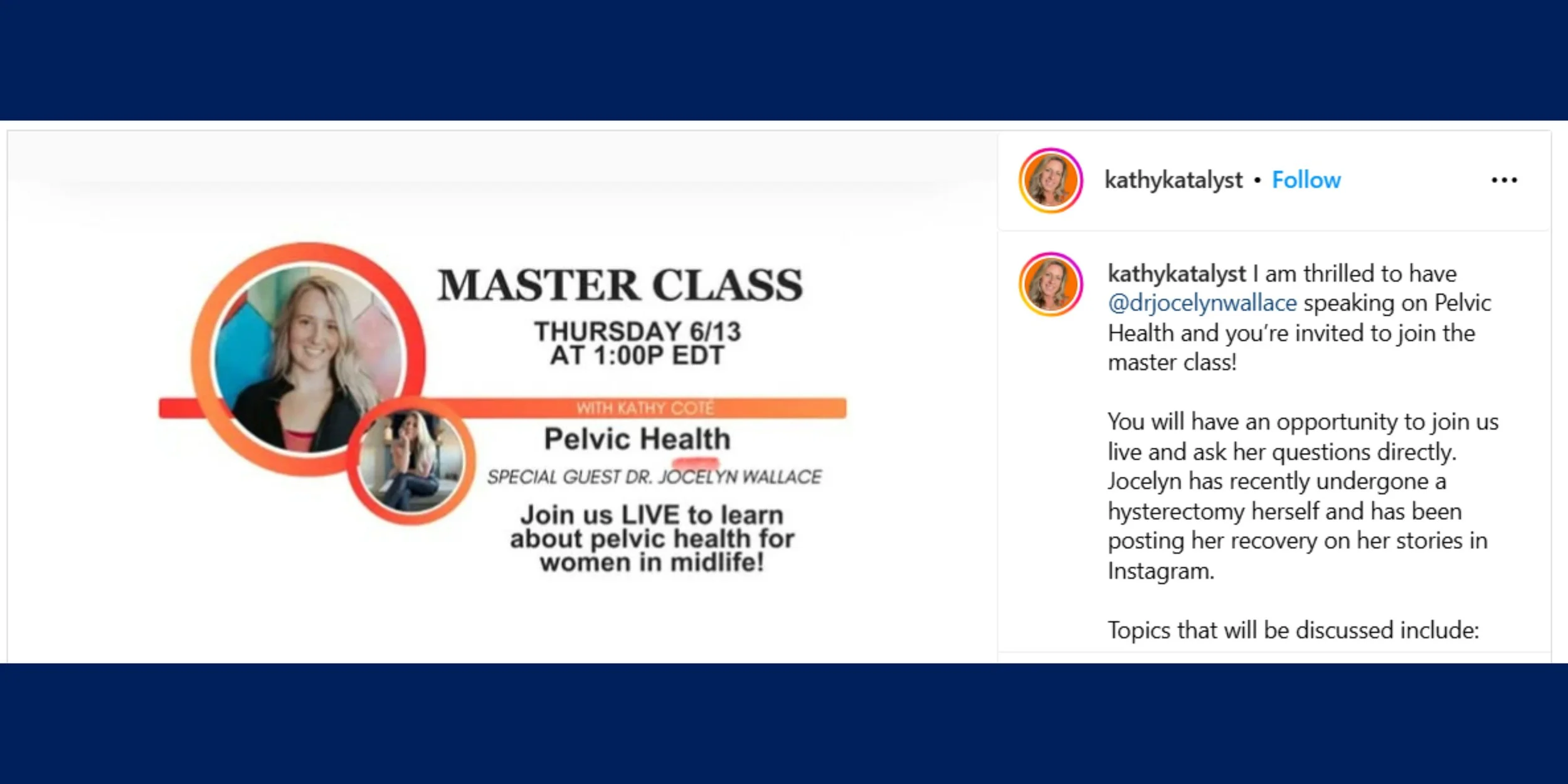 Kathy Katalyst Pelvic Health Masterclass