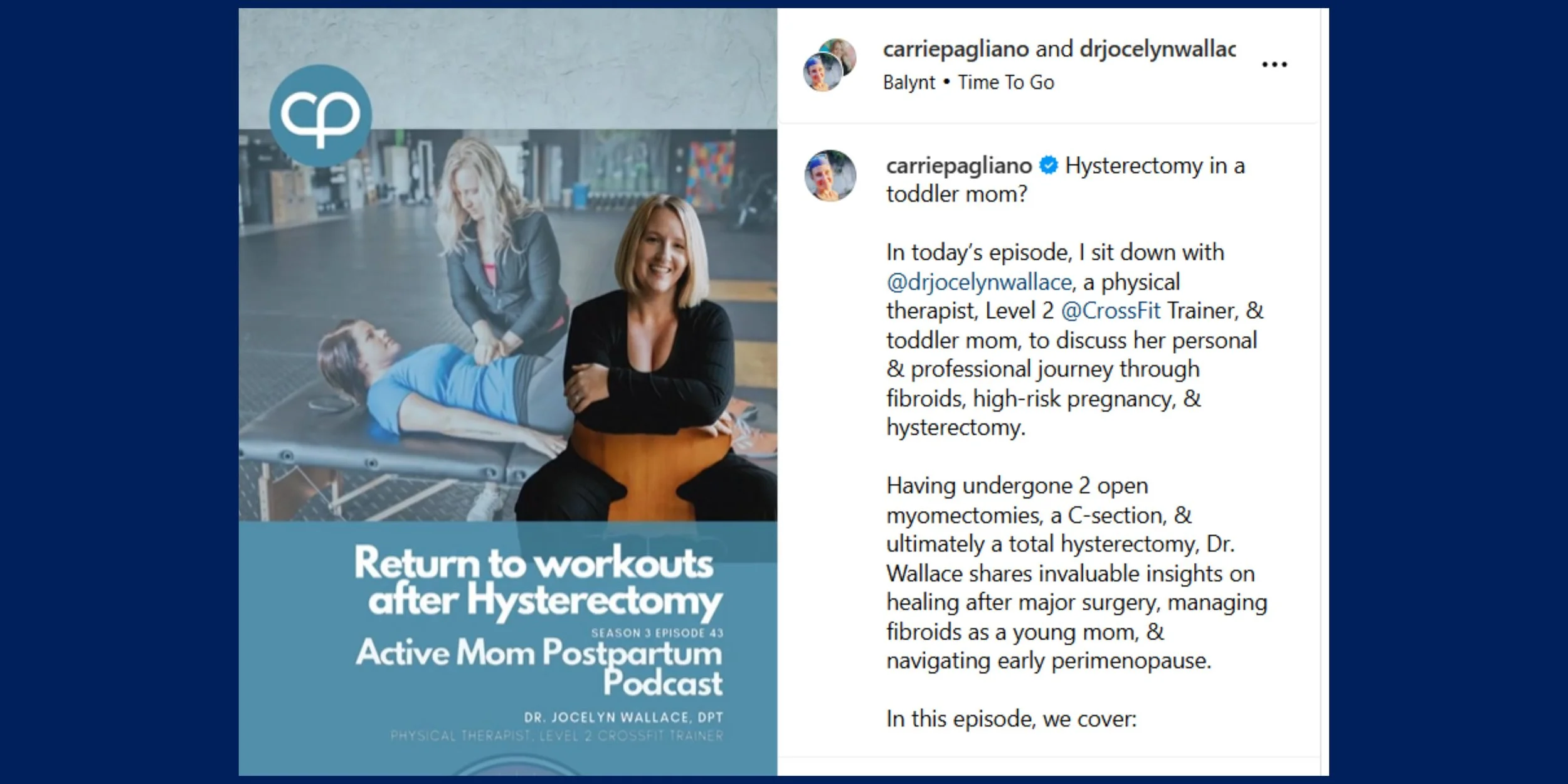 Active Mom Postpartum Podcast