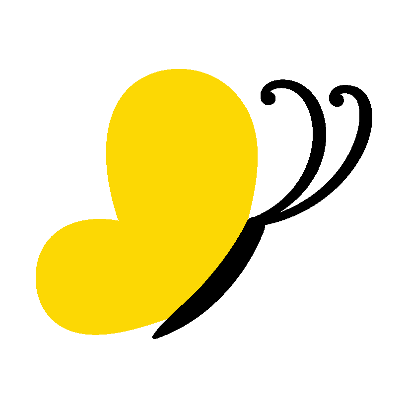 Yellow bean-shaped objects against a black background.