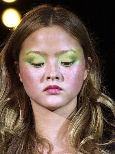 happy st. patrick&rsquo;s day, cuties! 💚🍀

here are some of my favorite green looks from the late 90s/early 2000s:
1. devon aoki at nyfw (2000)
2. paris hilton &amp; nicole richie filming the simple life (2003/2004)
3. lauren graham as lorelai gilm