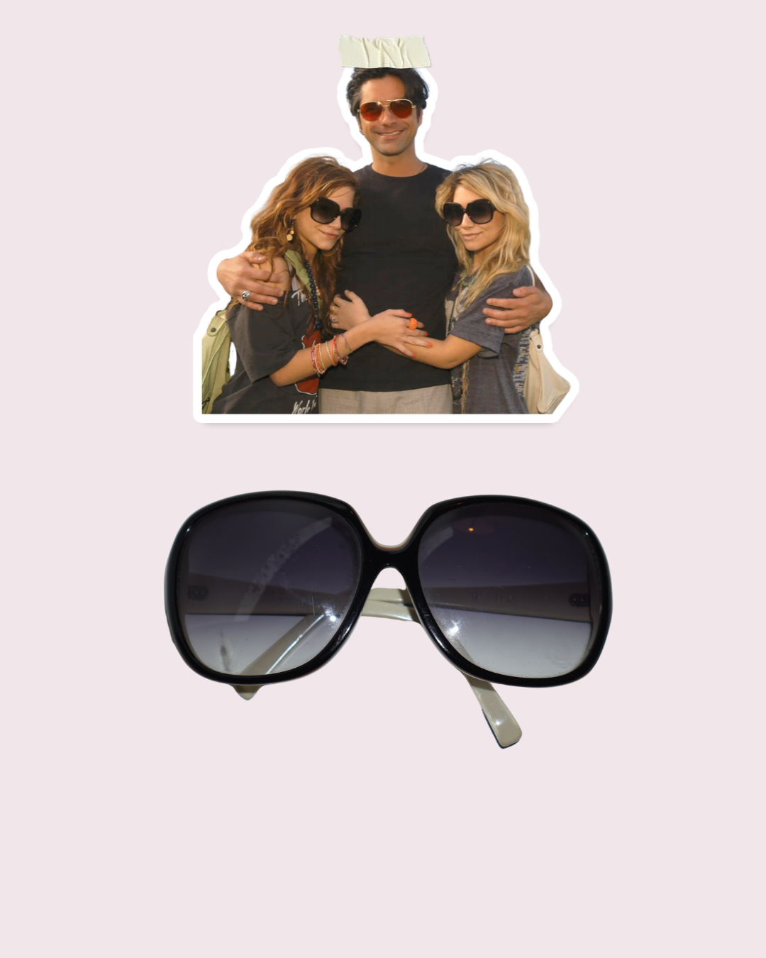 Vintage DITA Supa Dupa Oversized Sunglasses - ASO Mary-Kate & Ashley Olsen