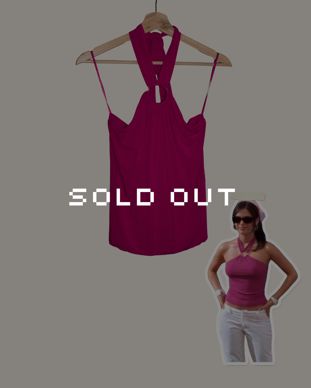 Ring Halter Top - ASO Summer Roberts (The O.C.)