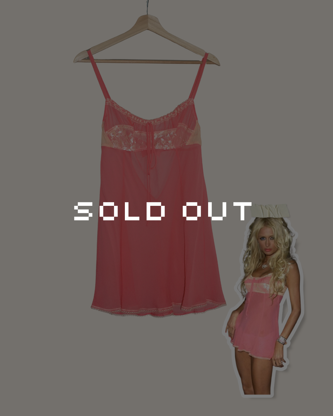 Silk Babydoll Chemise - ASO Paris Hilton