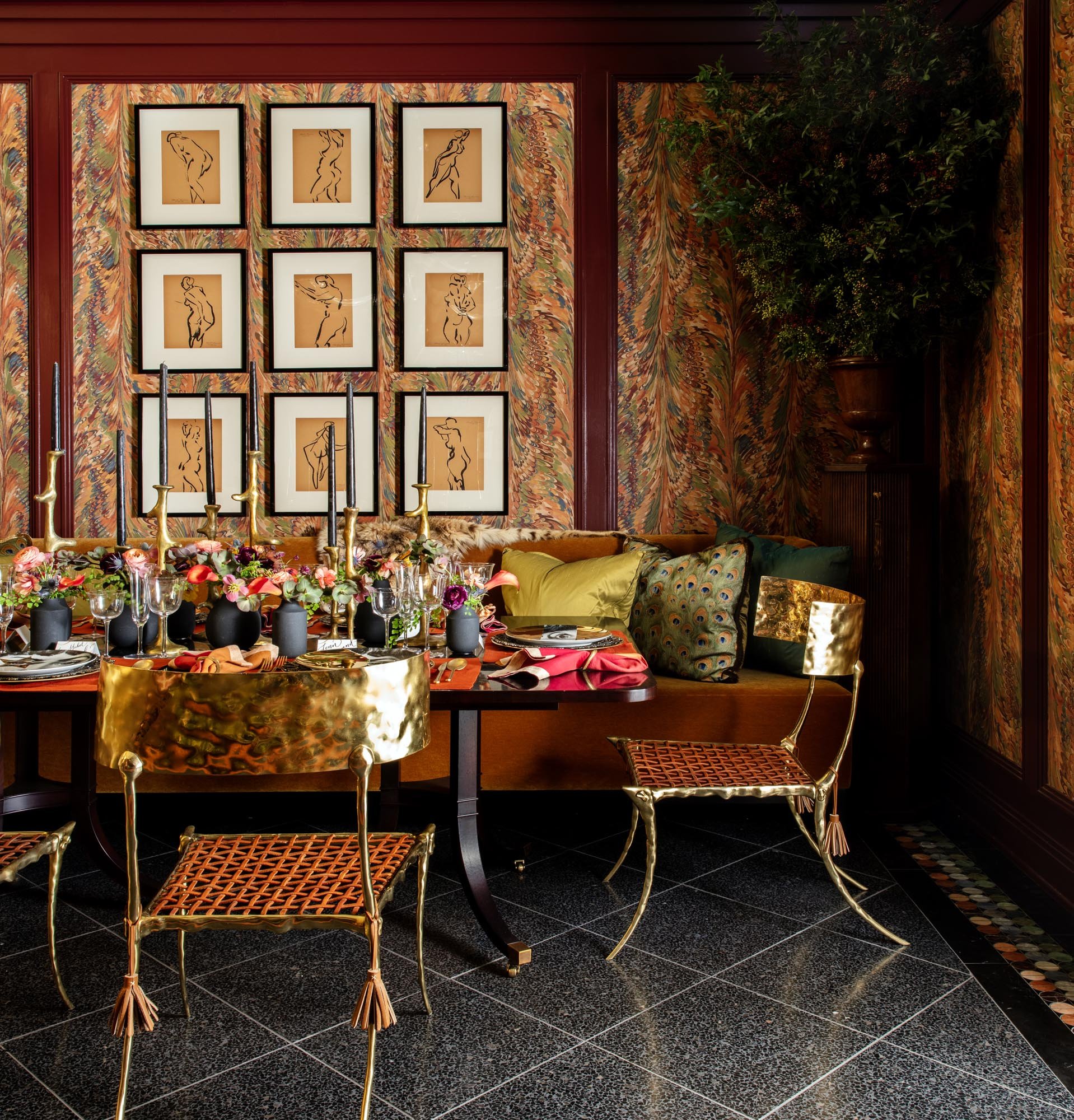 The Dining Room  at The Mart Showhouse