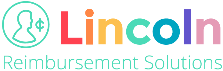Lincoln Reimbursement Solutions logo with stylized person in a circle and colorful text