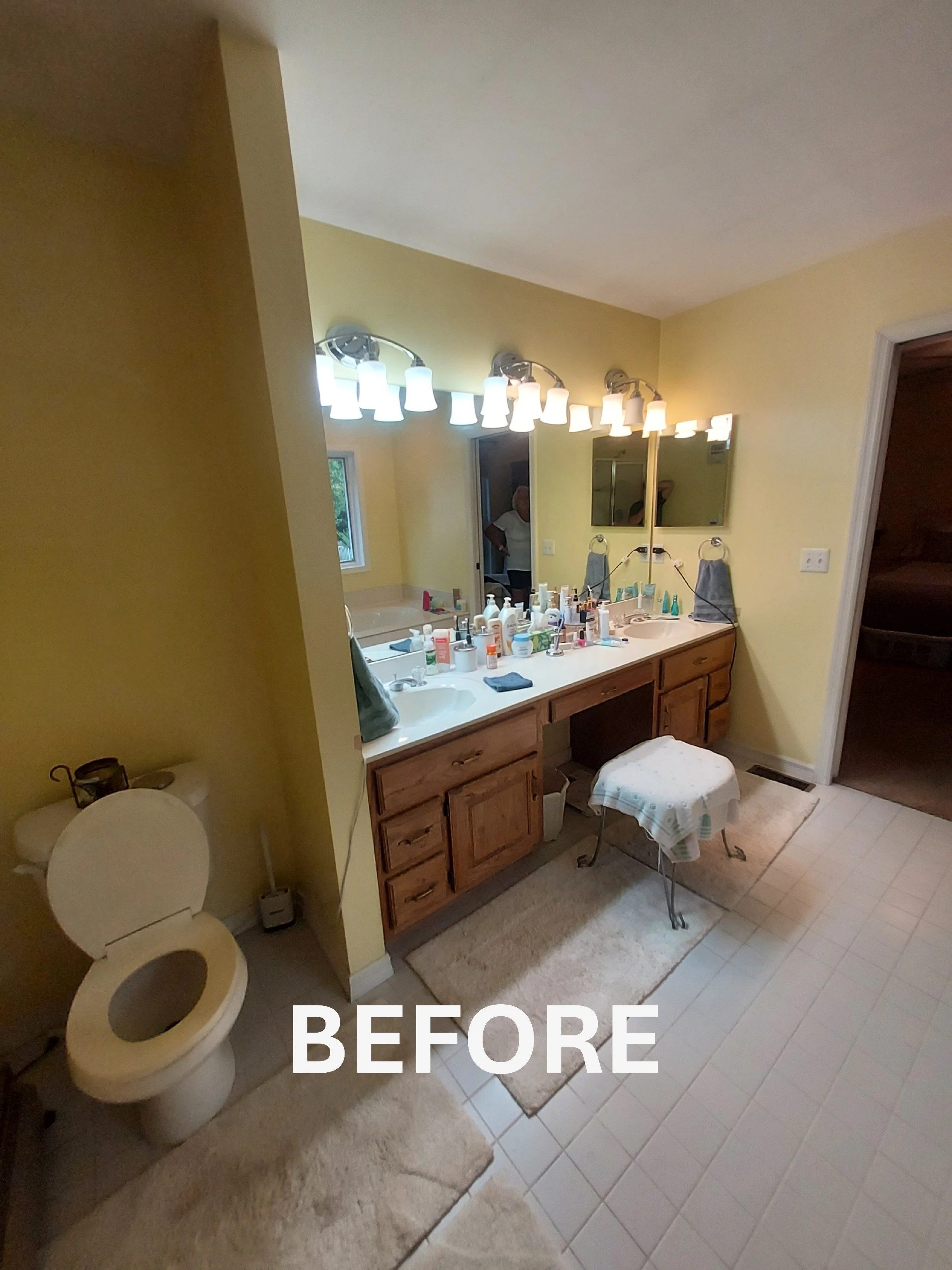 Saint Louis master bathroom remodel