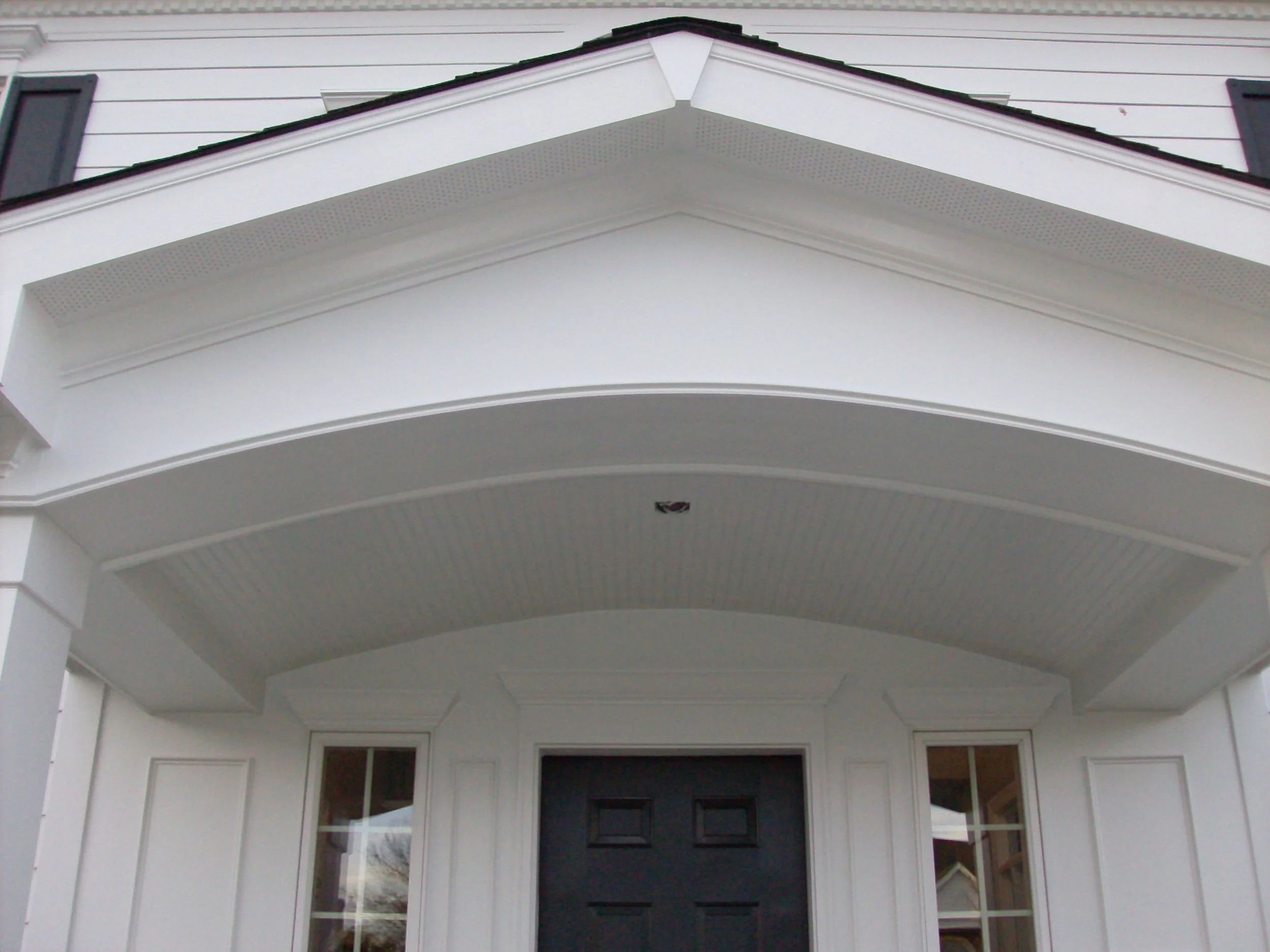 Clayton custom portico