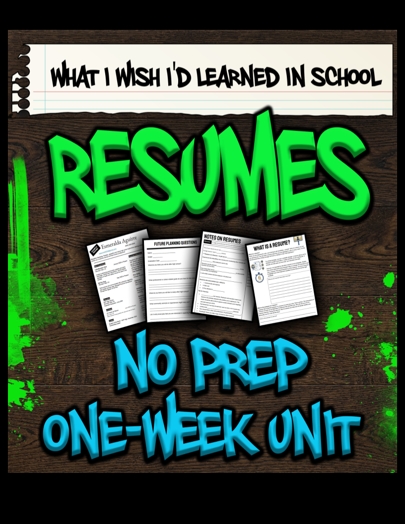 Resume One Week Unit.png