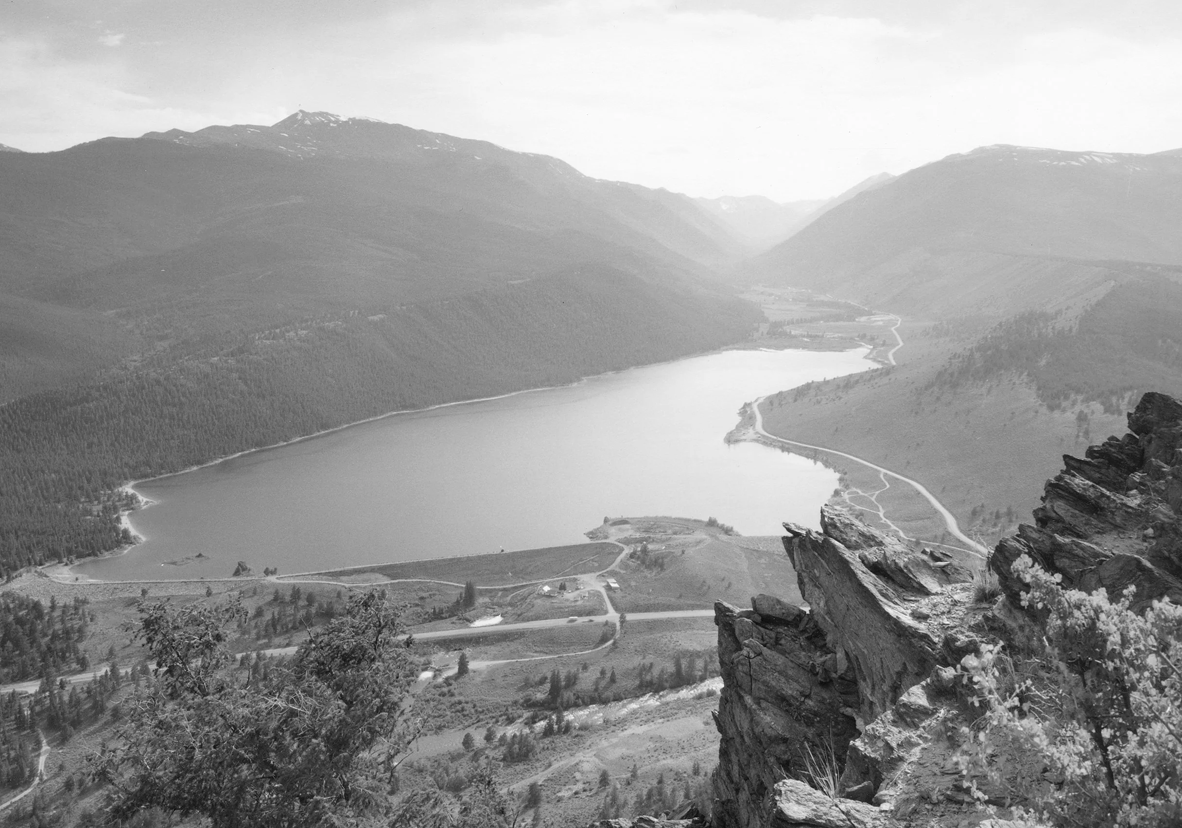 Mark Klett and Toshi Ueshina for the Third View Project, 1997. Clear Creek Reservoir, CO.