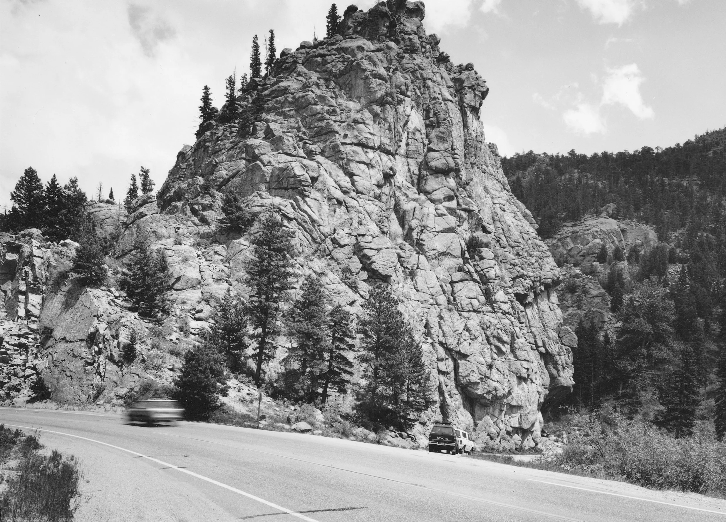 Mark Klett and Byron Wolfe for the Third View Project, 1998. Castle Rock, Boulder Canyon, CO.