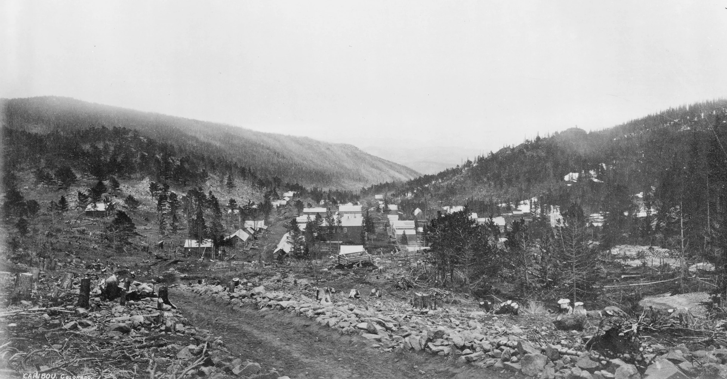 William Henry Jackson, 1873. Caribou, Colo. (United States Geological Survey.)