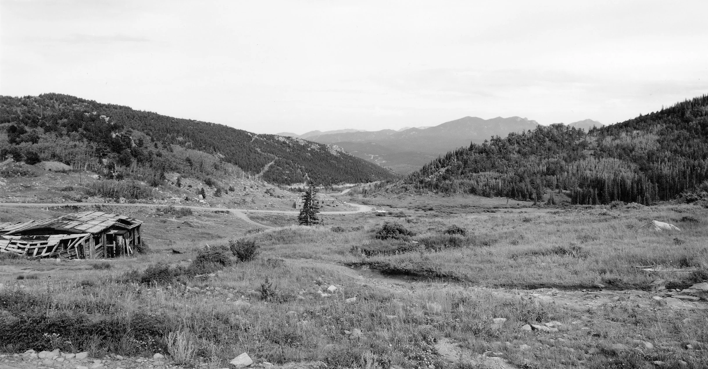 JoAnn Verburg for the Rephotographic Survey Project, 1977. Site of Caribou, CO.