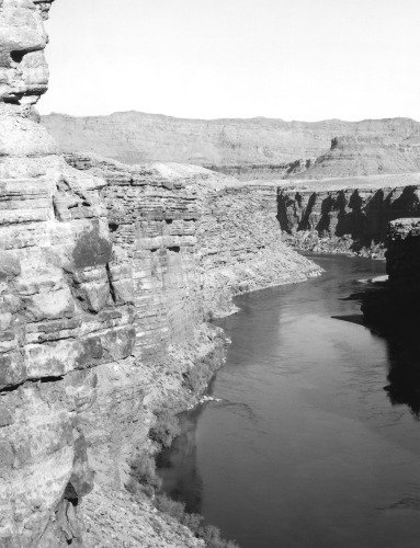 Third: Mark Klett and Michael Marshall for the Third View Project, 2000. Colorado River and Marble Canyon looking north, downstream from Paria Creek.