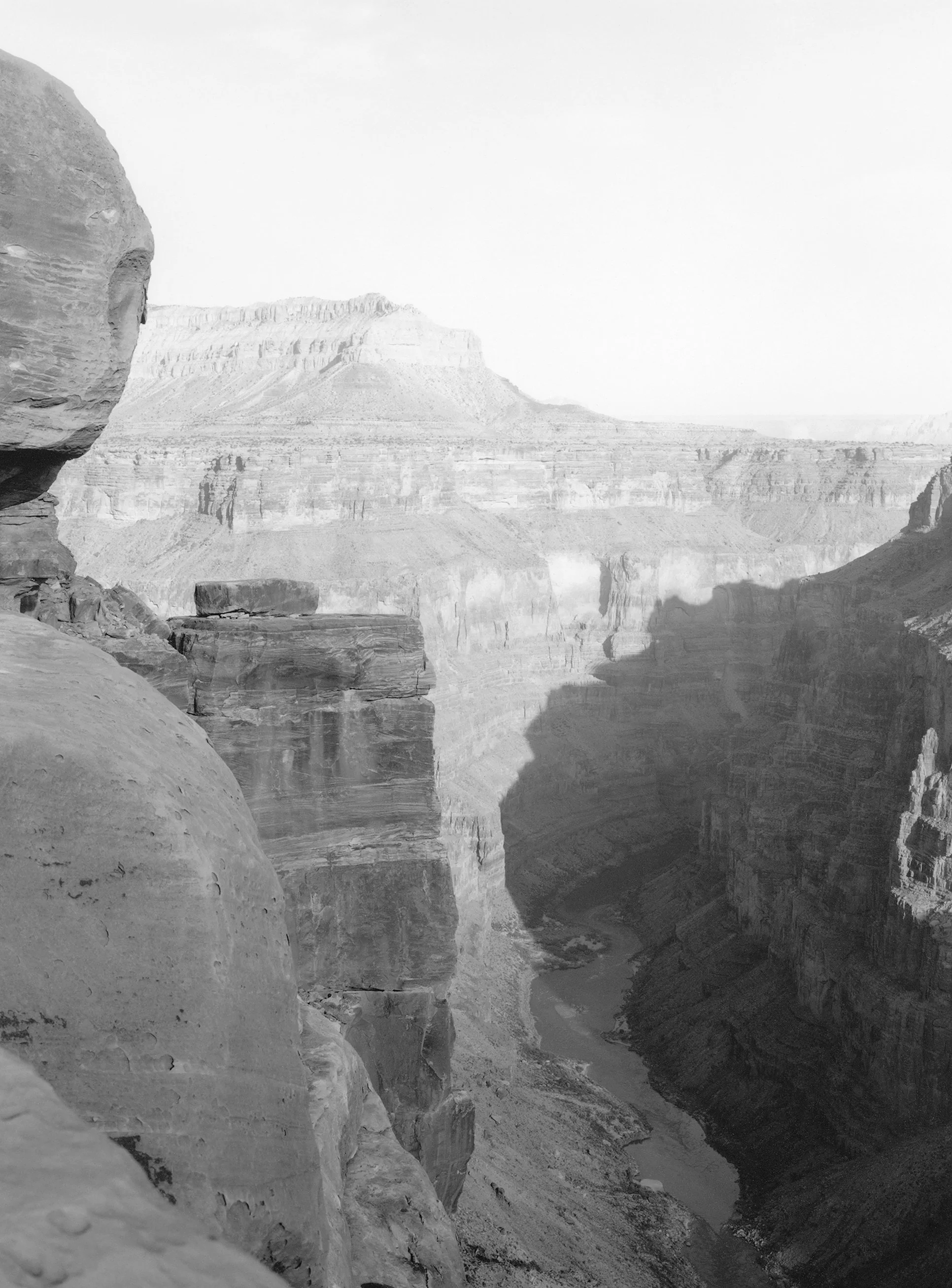 Mark Klett and Mike Marshall for the Third View Project, 2000. The “Head Rock,” east of Toroweap Point, Grand Canyon National Park.