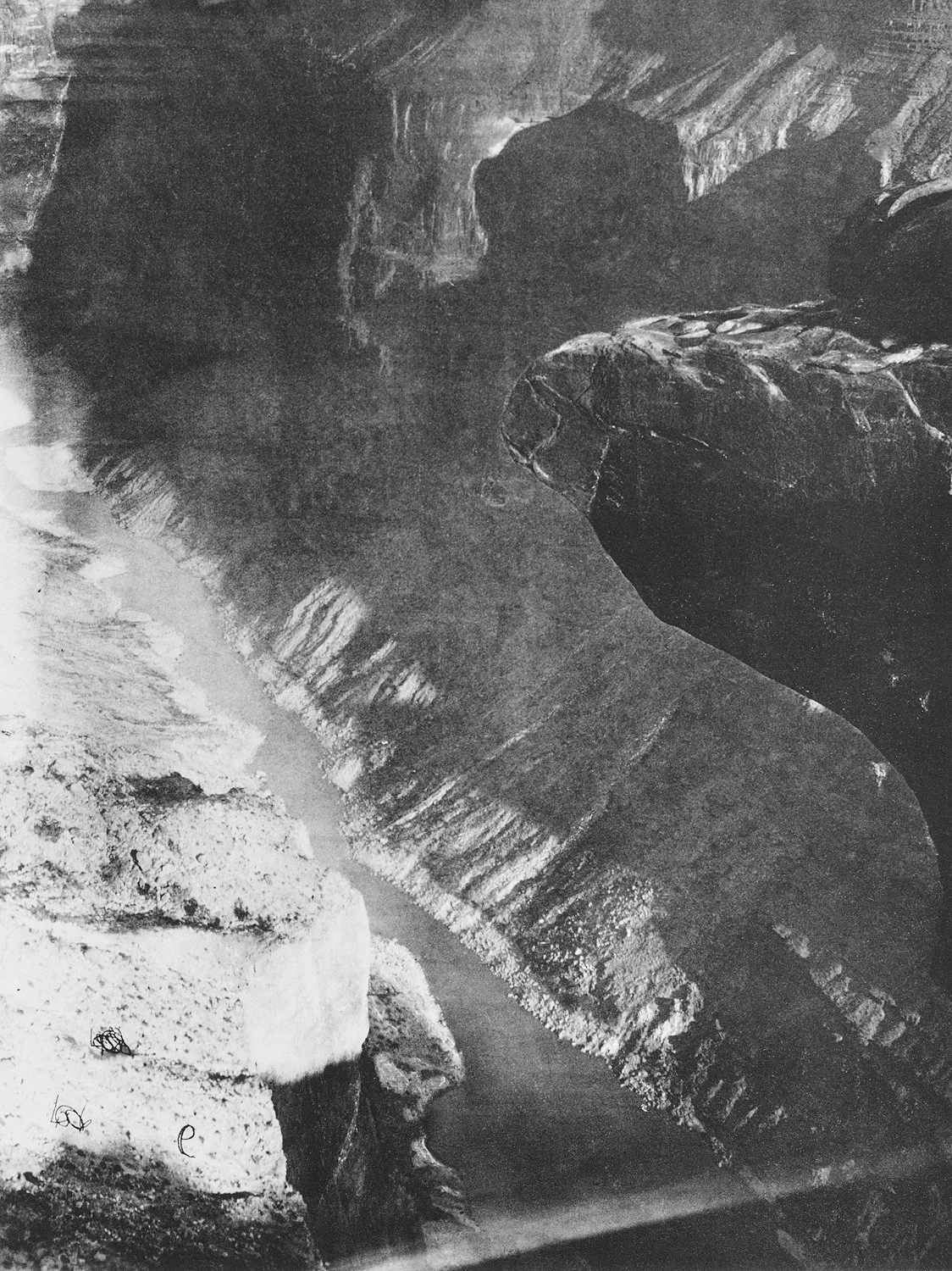Wm. H. Bell, 1872. Looking South into the Grand Cañon, Colorado River. Sheavwitz Crossing. (National Archives.)
