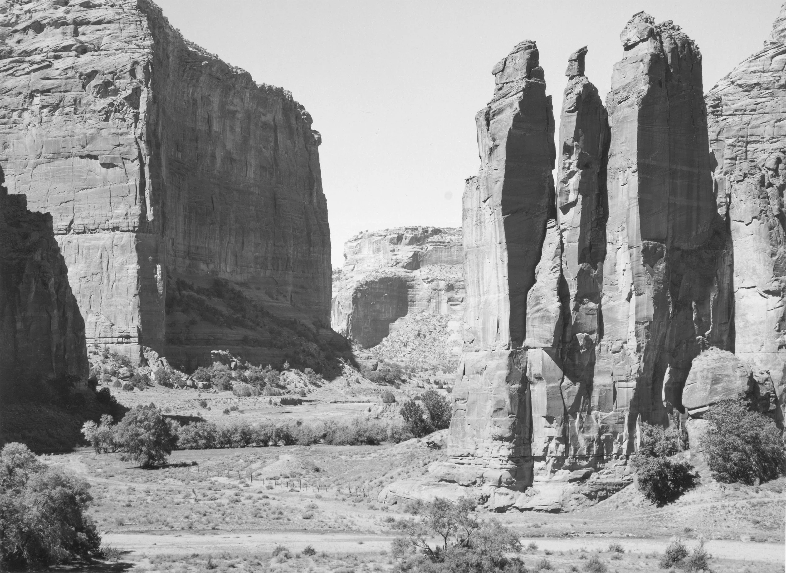 Mark Klett for the Rephotographic Survey Project, 1978. Monument Rock, Canyon de Chelly National Monument, Ariz.
