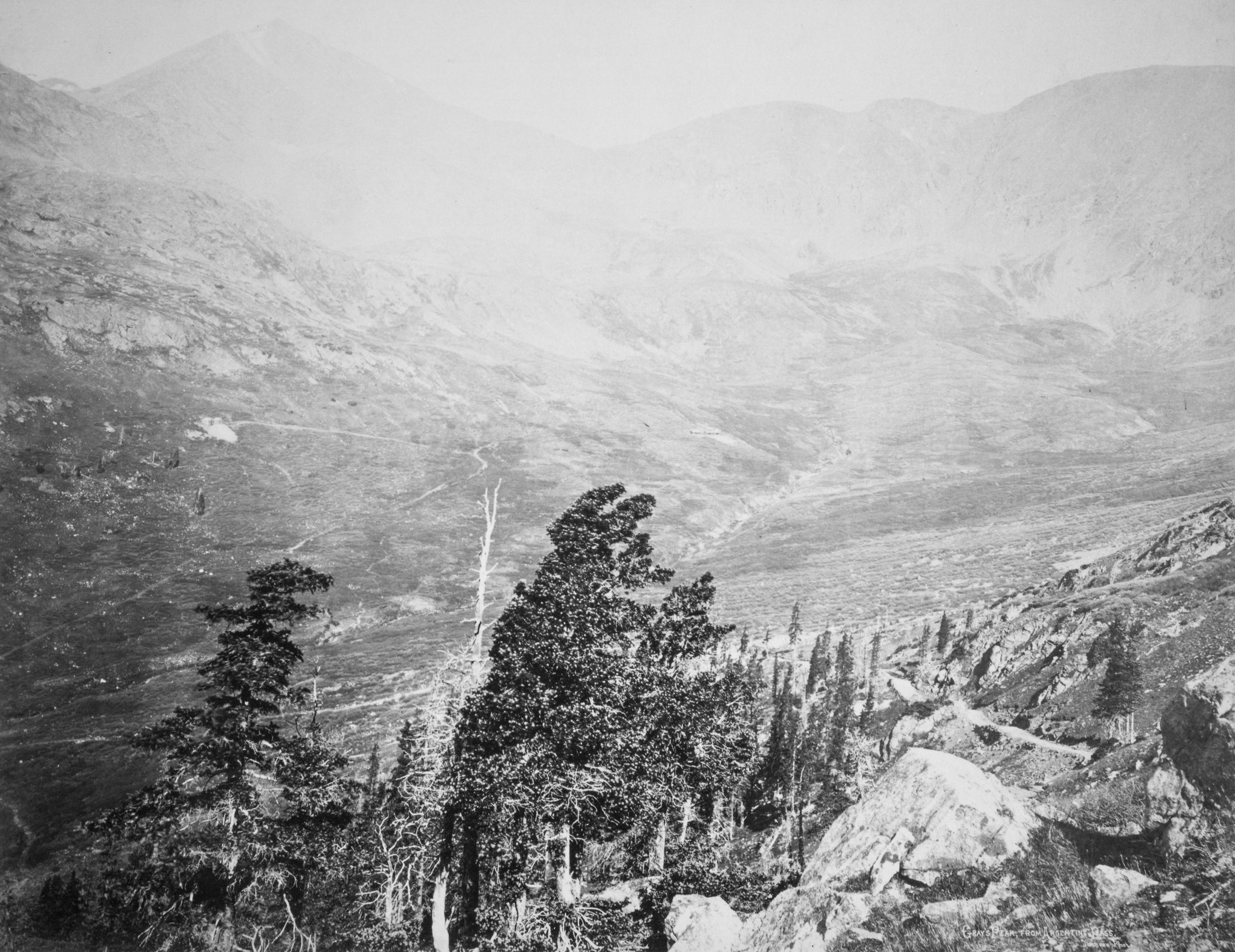 William Henry Jackson, 1875. Gray’s Peak from Argentine Pass. (United States Geological Survey.)
