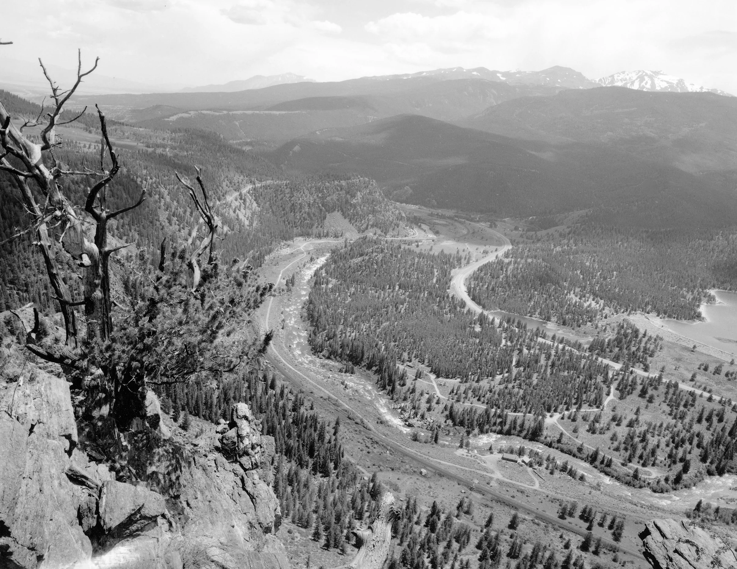 Gordon Bushaw for the Rephotographic Survey Project, 1978. Mt. Harvard and the Valley of the Arkansas, CO.