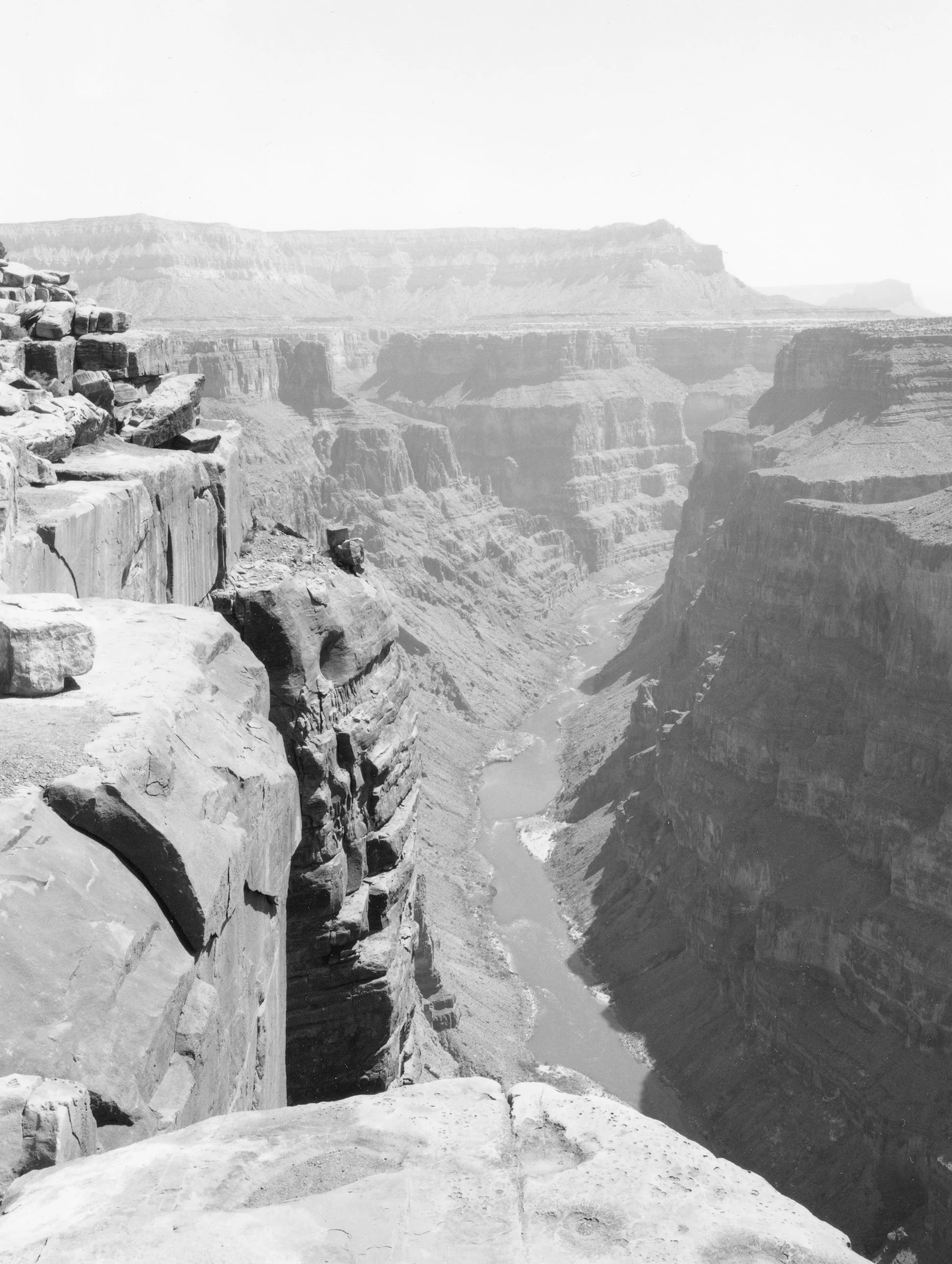 Mark Klett and Byron Wolfe for the Third View Project, 1997. Grand Canyon from Toroweap Point, Upstream View.