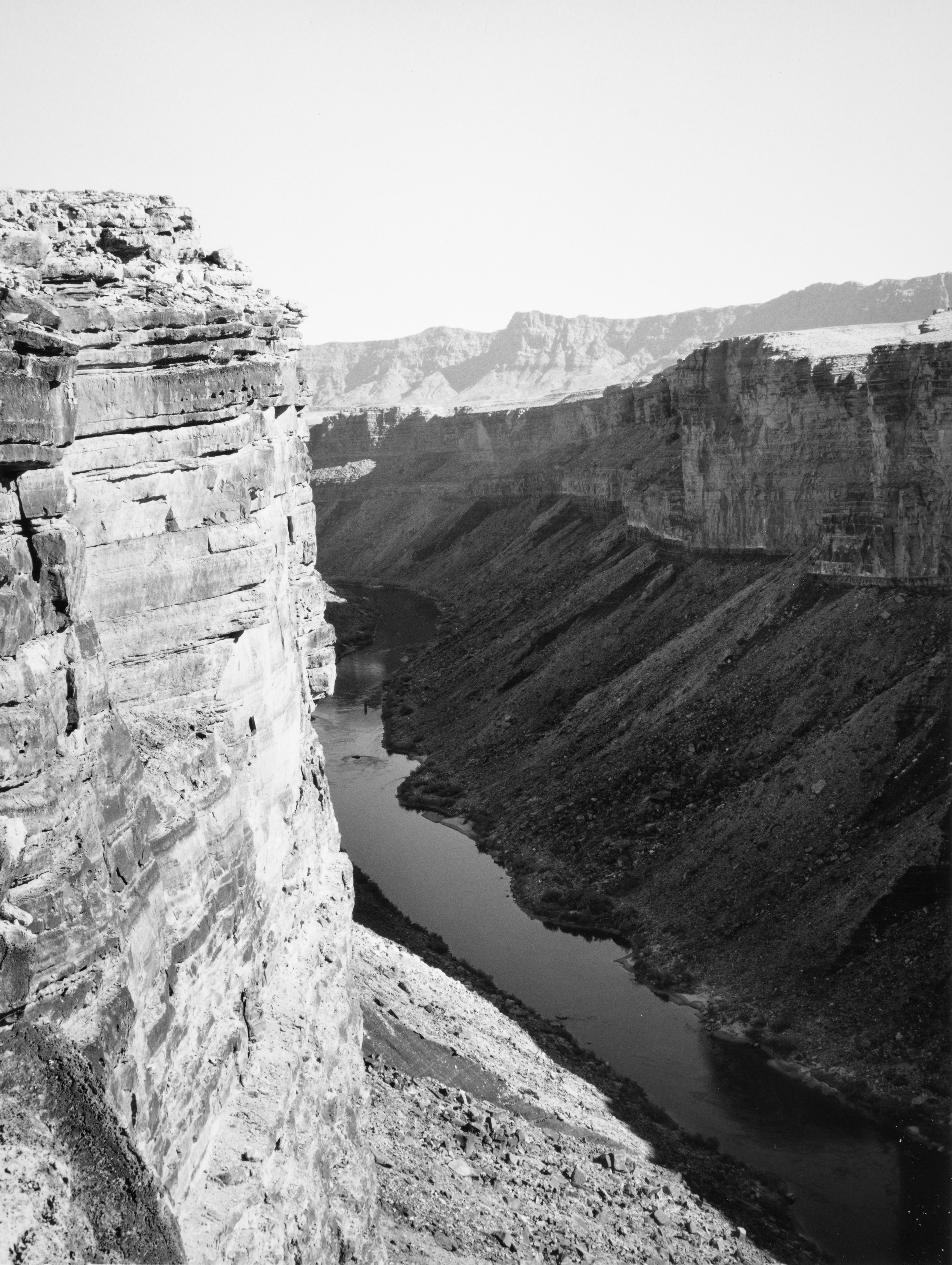 Third: Mark Klett and Michael Marshall for the Third View Project, 2000. Colorado River and Marble Canyon looking downstream from above the mouth of Soap Creek.