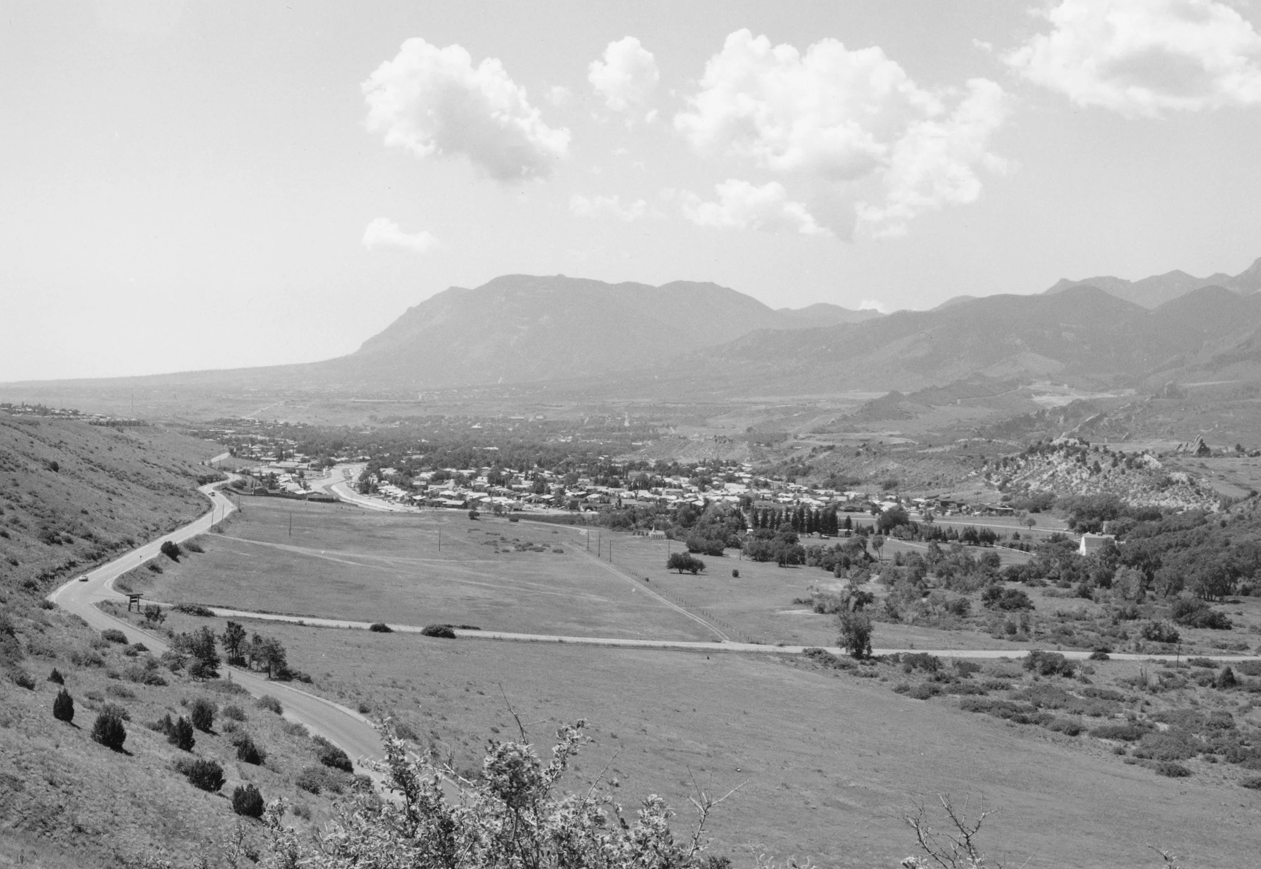 JoAnn Verburg for the Rephotographic Survey Project, 1977. Garden of the Gods, CO, panorama (left).
