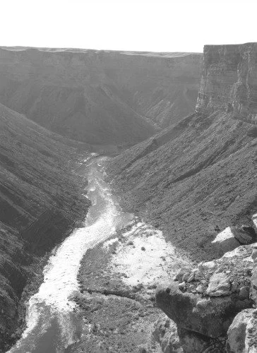 Third: Mark Klett and Michael Marshall for the Third View Project, 2000. Colorado River and Marble Canyon looking downstream from above the mouth of Soap Creek.