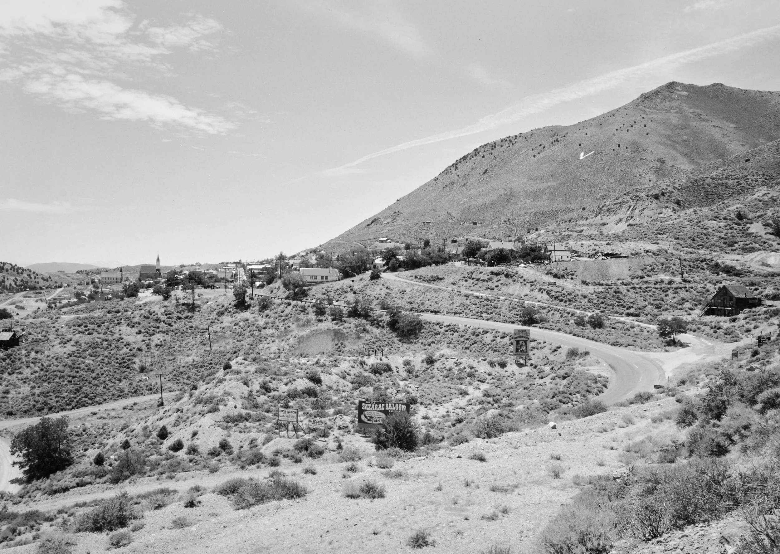 Mark Klett and Gordon Bushaw for the Rephotographic Survey Project, 1979. Virginia City, NV.