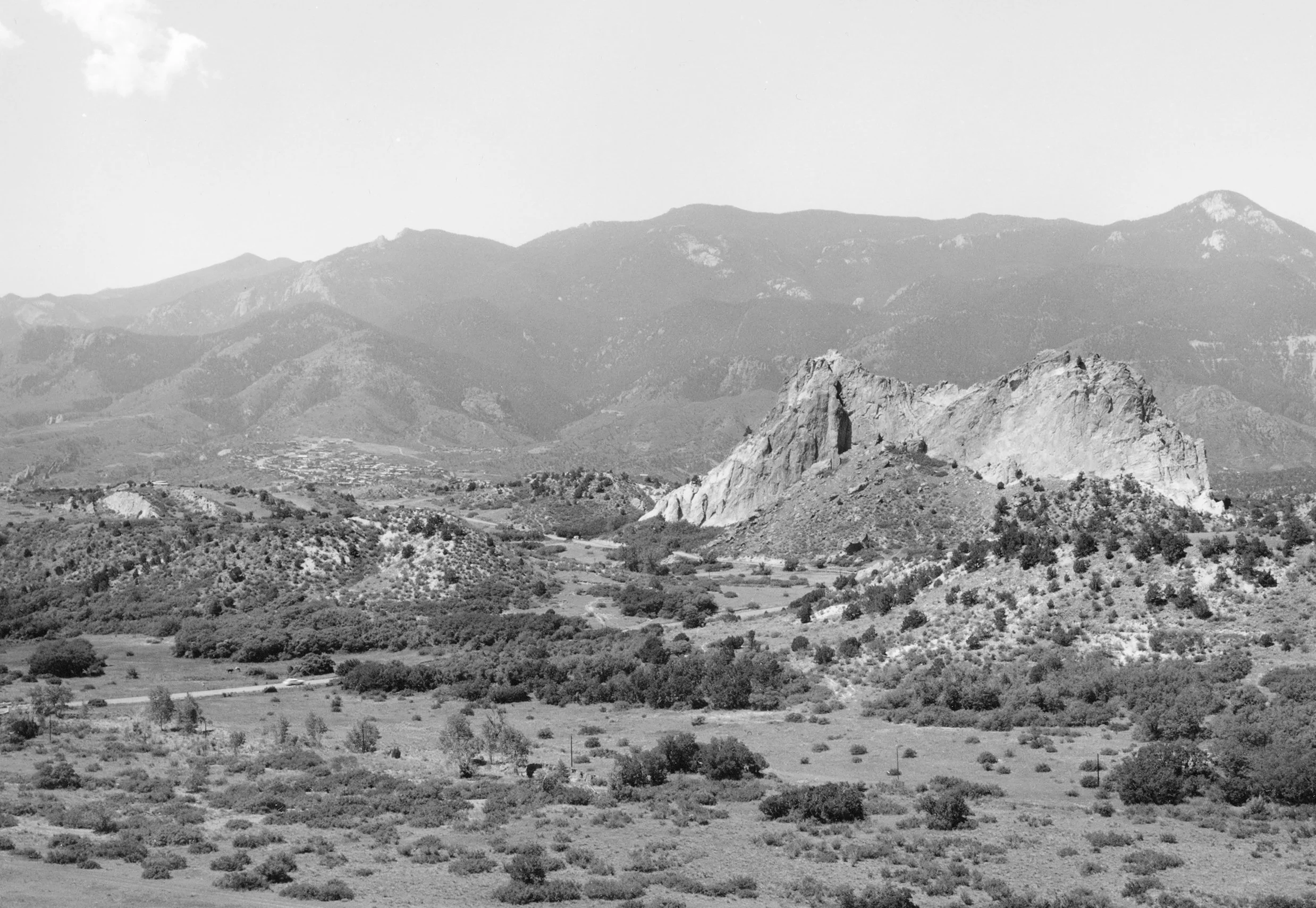 JoAnn Verburg for the Rephotographic Survey Project, 1977. Garden of the Gods, CO, panorama (middle).