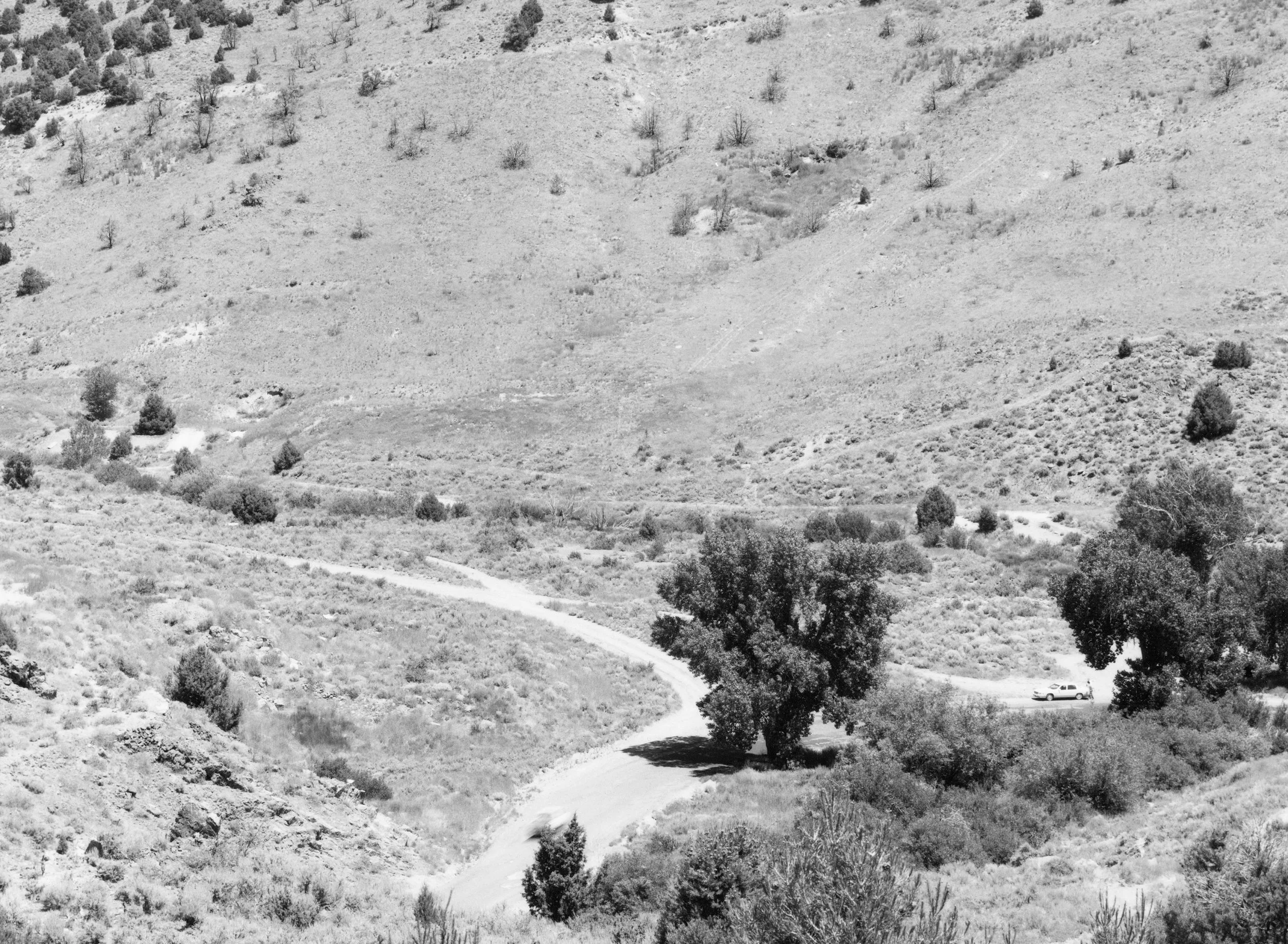Mark Klett and Byron Wolfe for the Third View Project, 1998. Site of the Quartz Mill near Virginia City, NV.