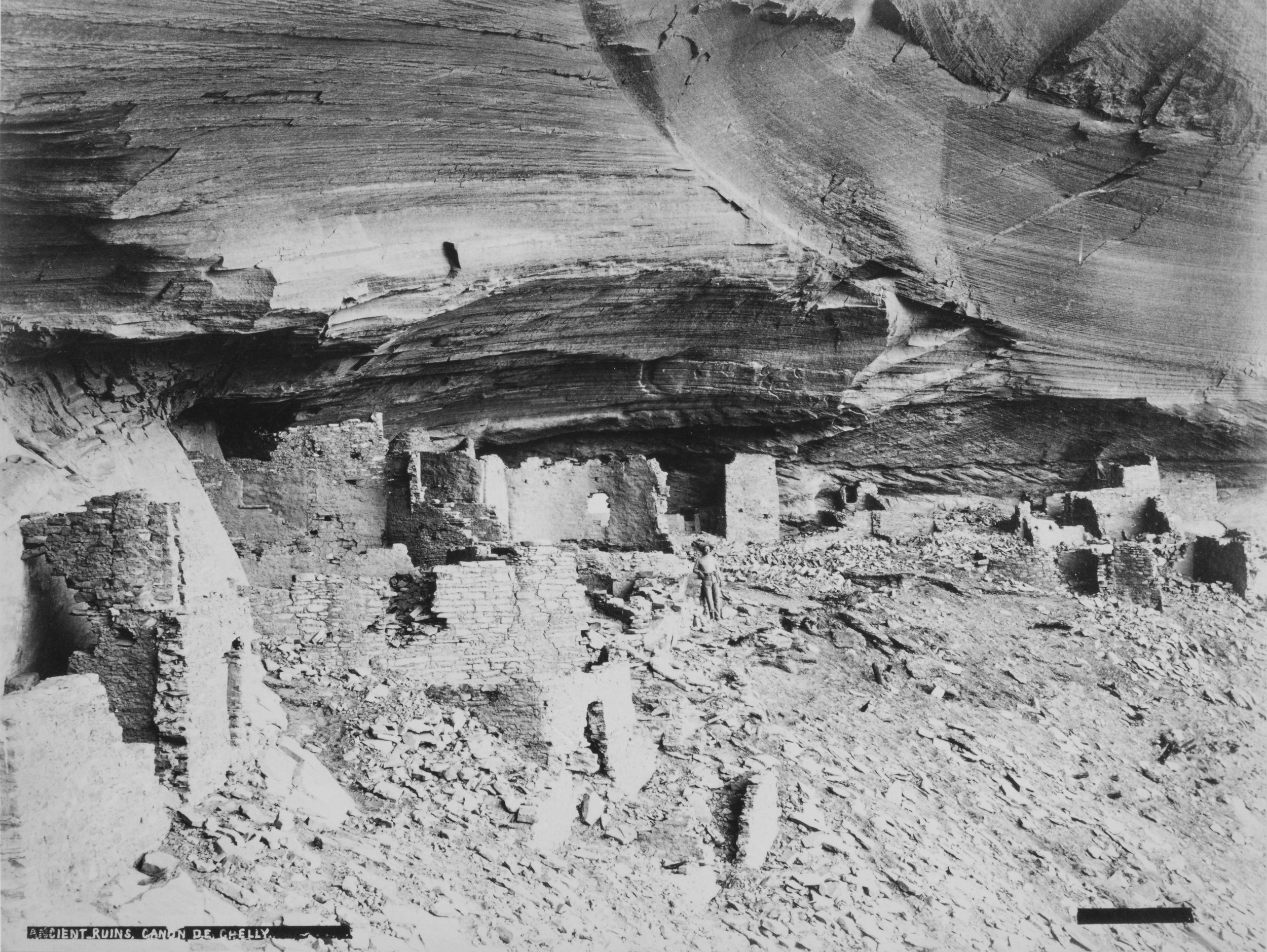 John K. Hillers, no date. Ancient Ruins , Cañon de Chelly. (Van Deren Coke Collection, San Francisco.)