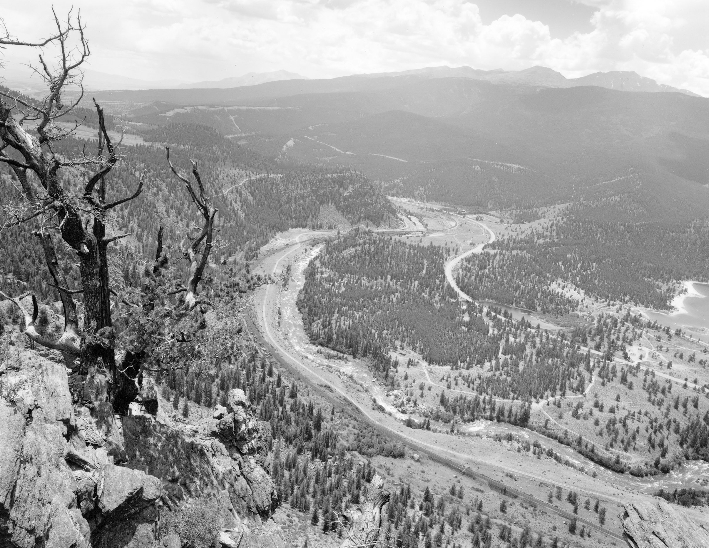 Gordon Bushaw for the Rephotographic Survey Project, 1978. Mt. Harvard and the Valley of the Arkansas, CO.