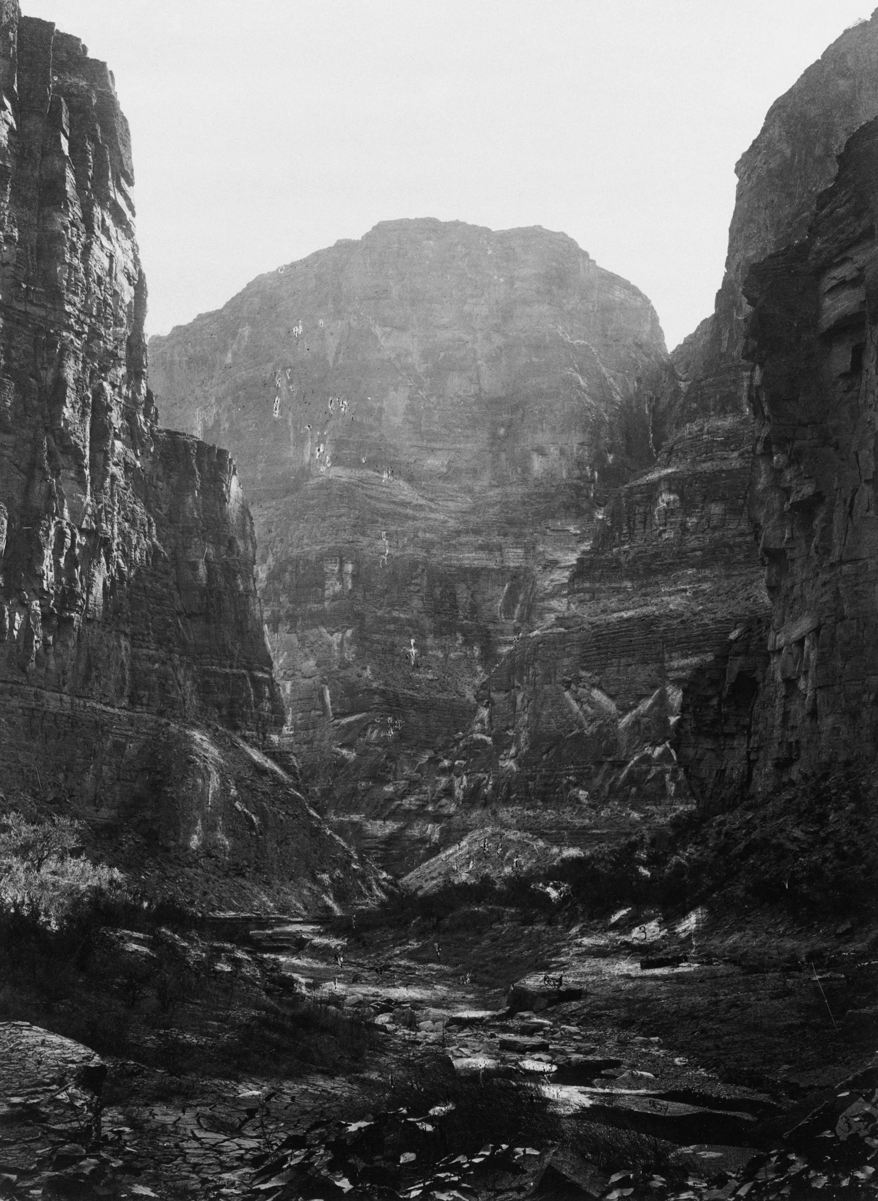 Wm. H. Bell, 1872. Cañon of Kanab Wash, Colorado River, Looking South. (United States Geological Survey.)